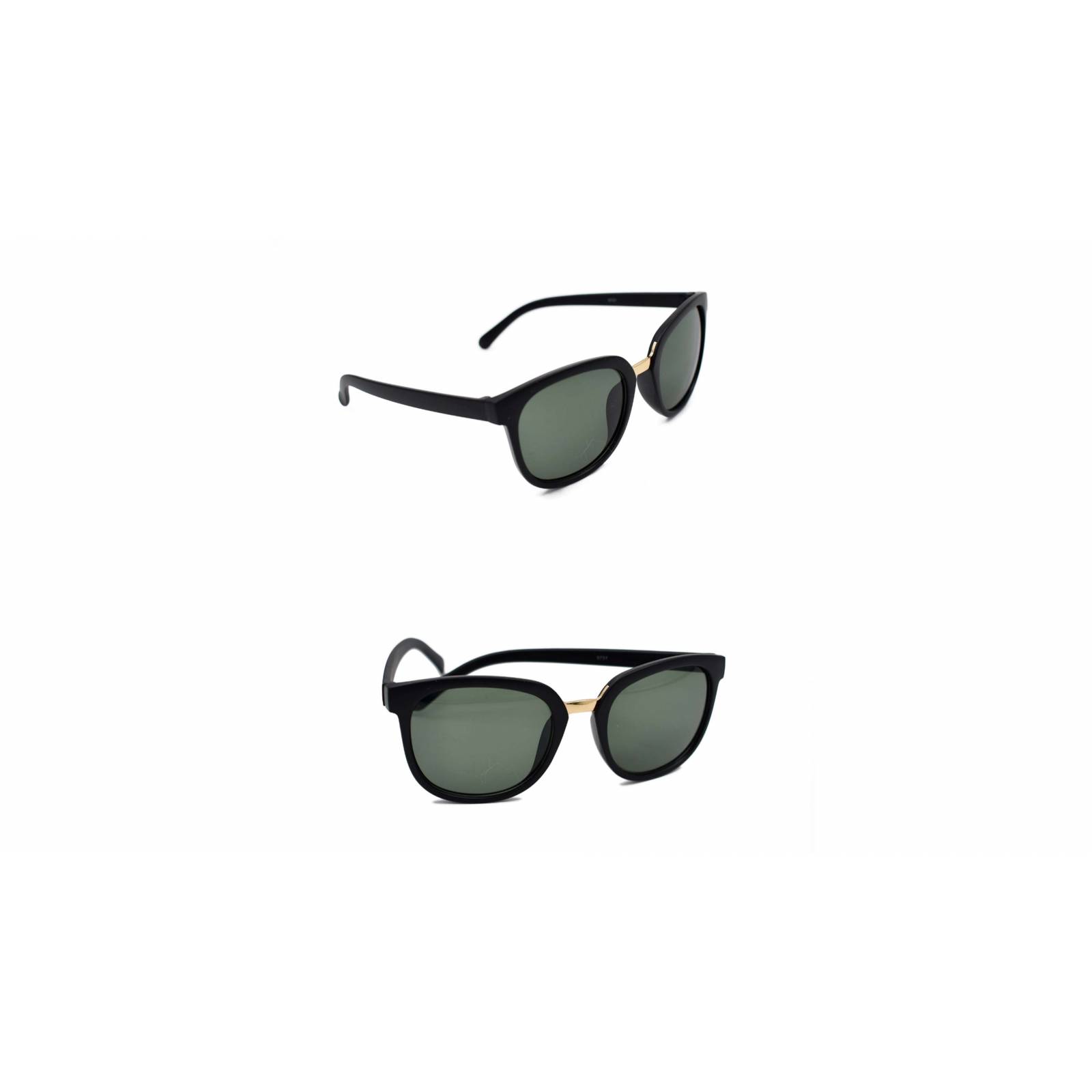 INVIGORATE, Lentes de sol para mujer color negro mate, diseño en forma cuadrada.