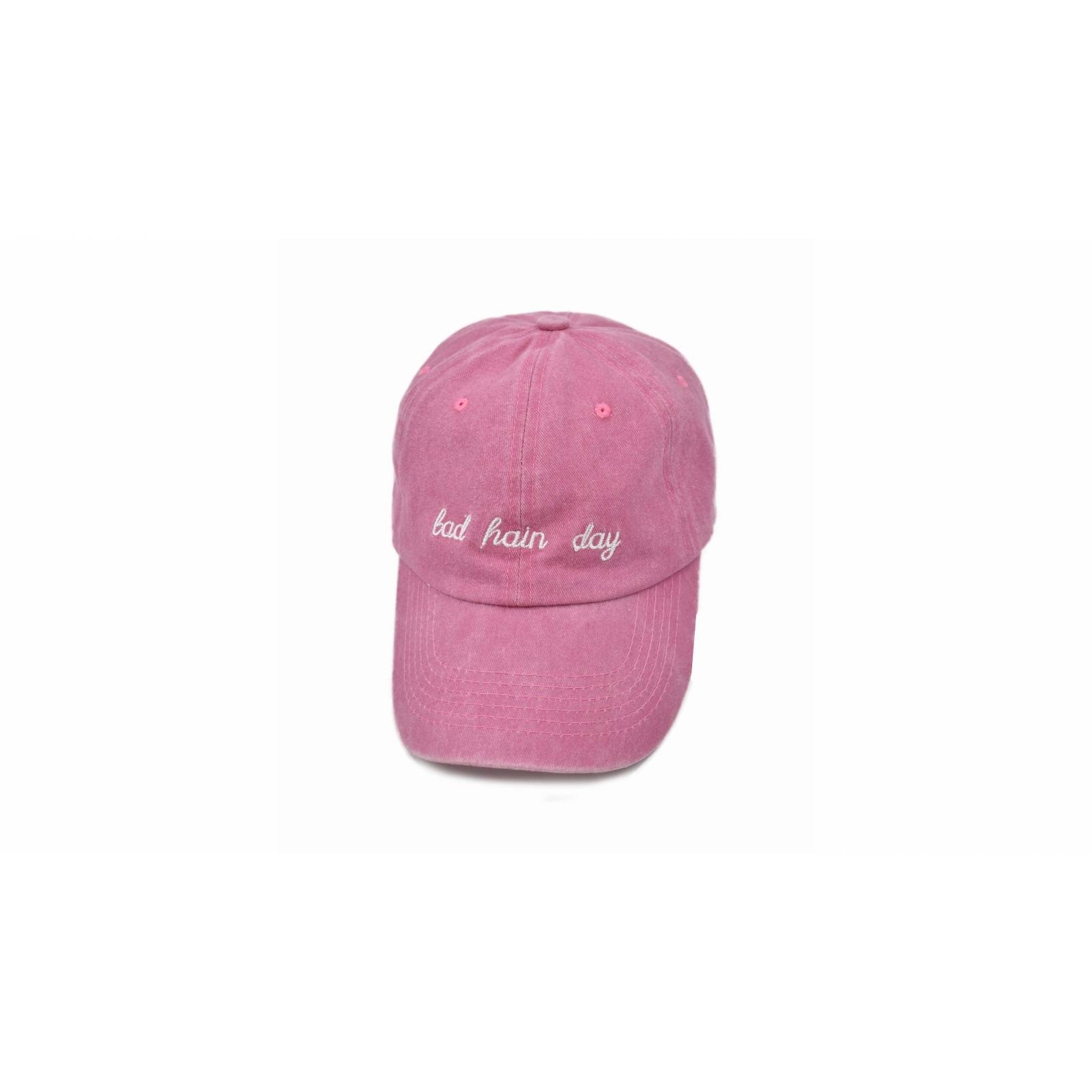 SAFIRIT, Gorra ajustable, color rosa con frase bordada.