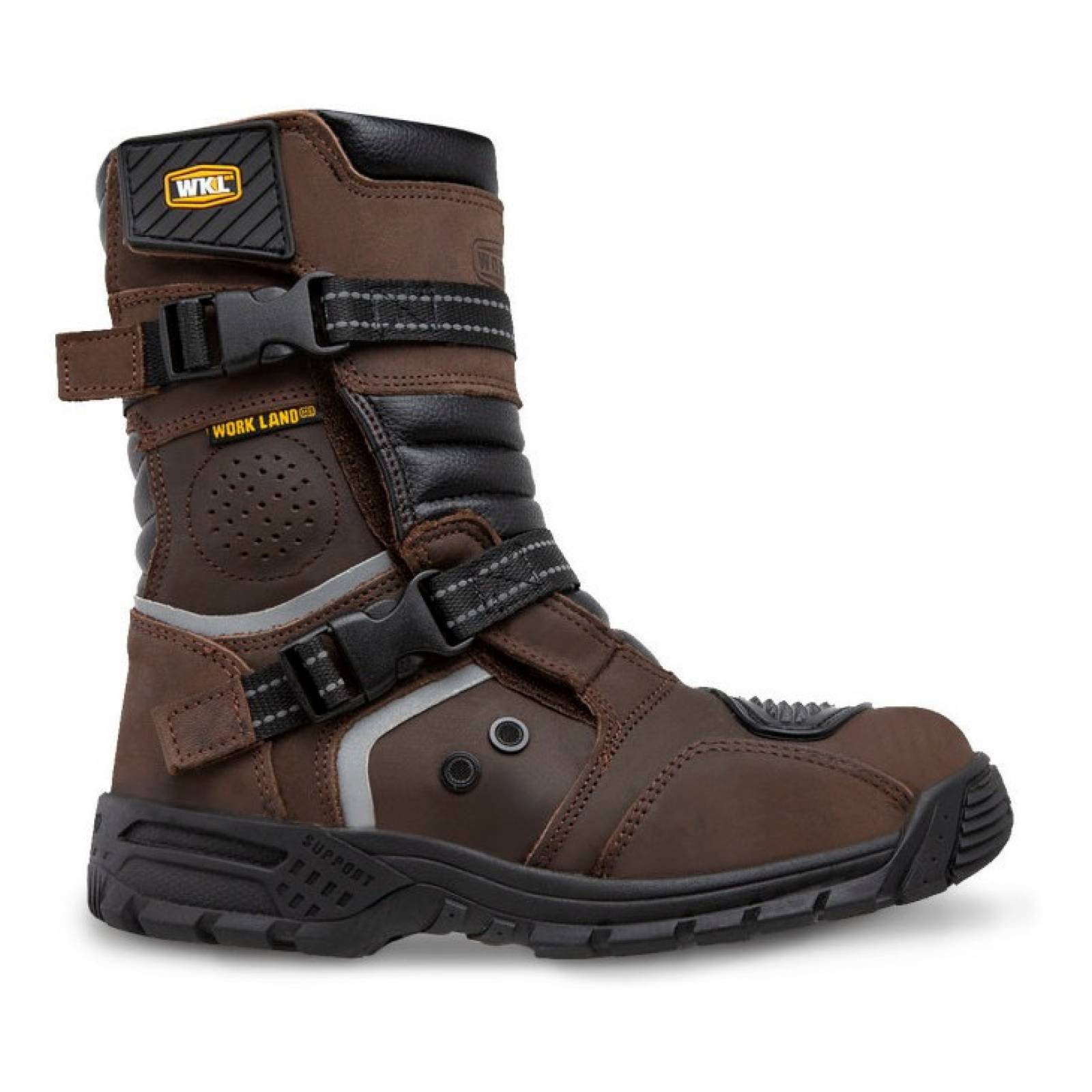Bota Biker Motociclista Mujer Workland 78218 Café