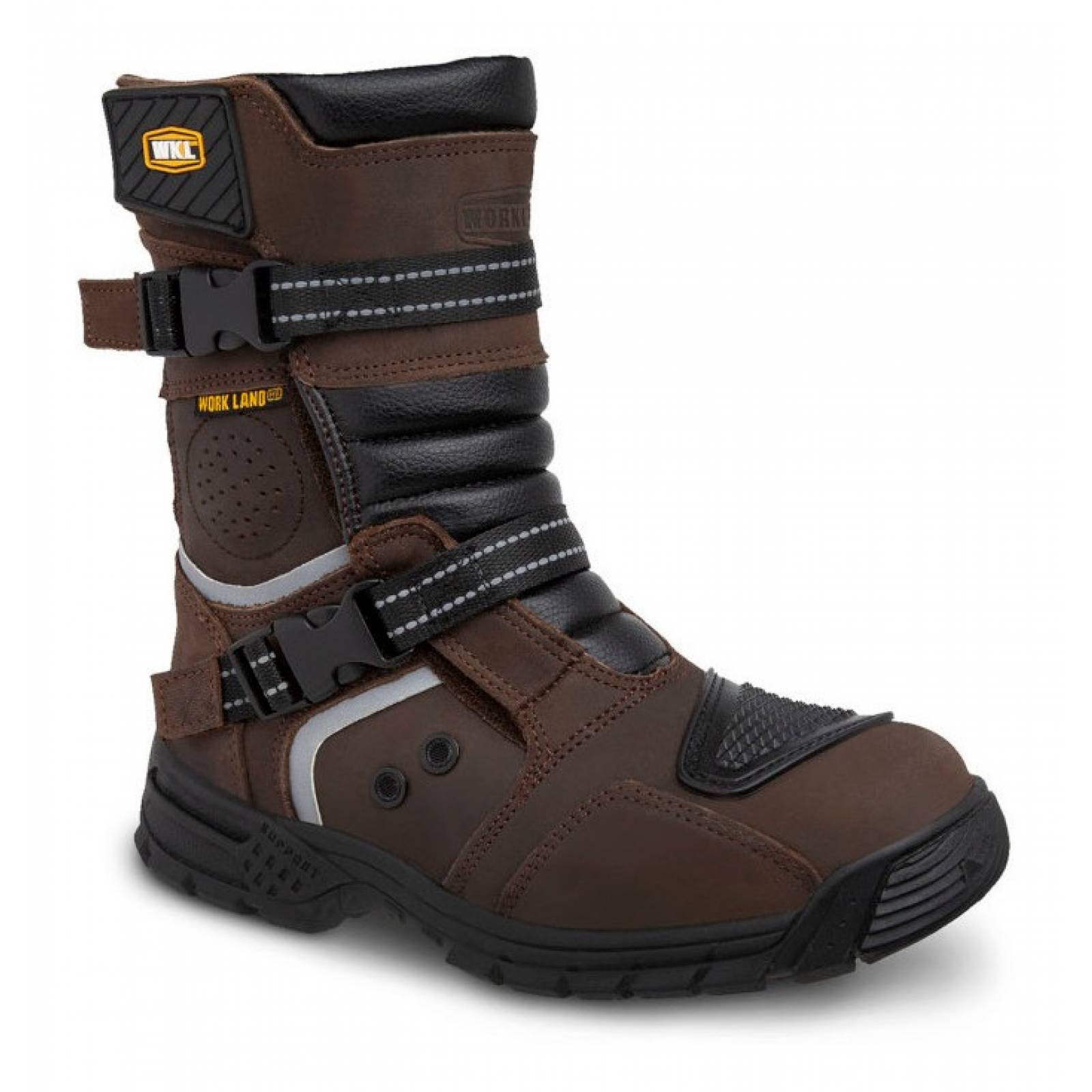 Bota Biker Motociclista Mujer Workland 78218 Café