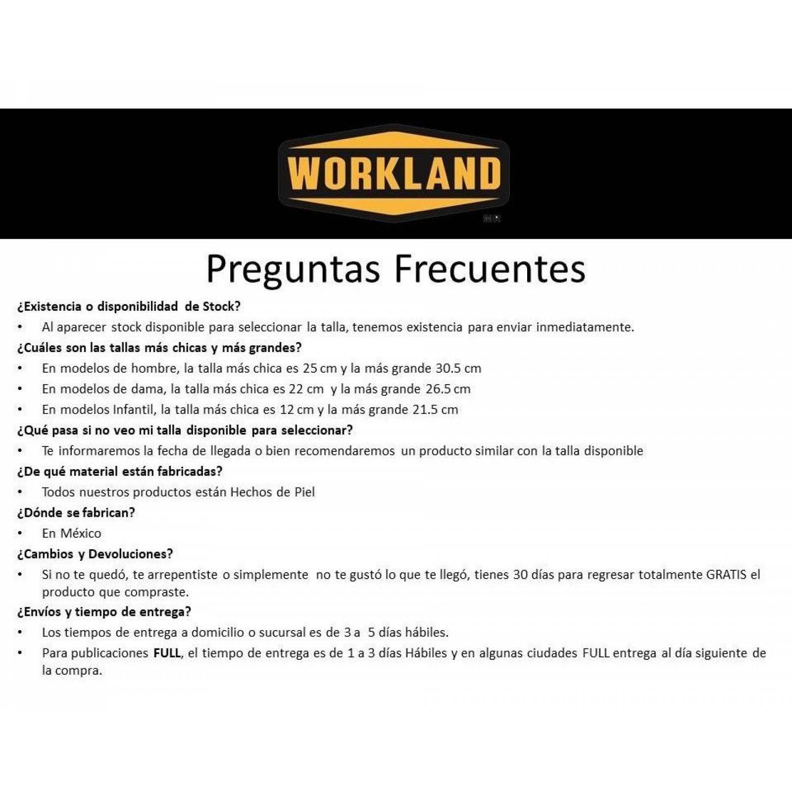 Bota Tactica Militar Workland Army 76221