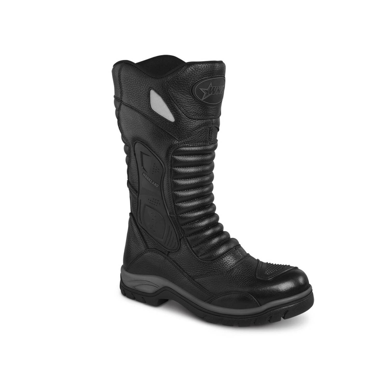 Botas Biker hombre Motociclista Workland Cobra negro 