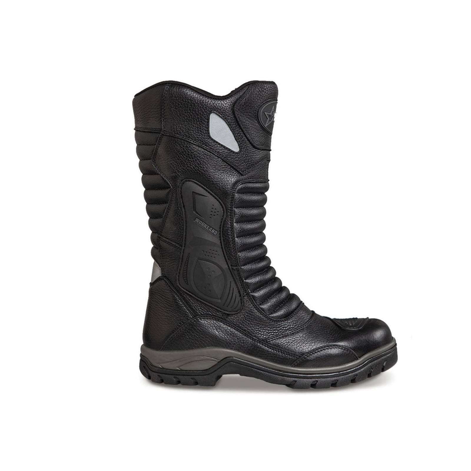 Botas Biker hombre Motociclista Workland Cobra negro 