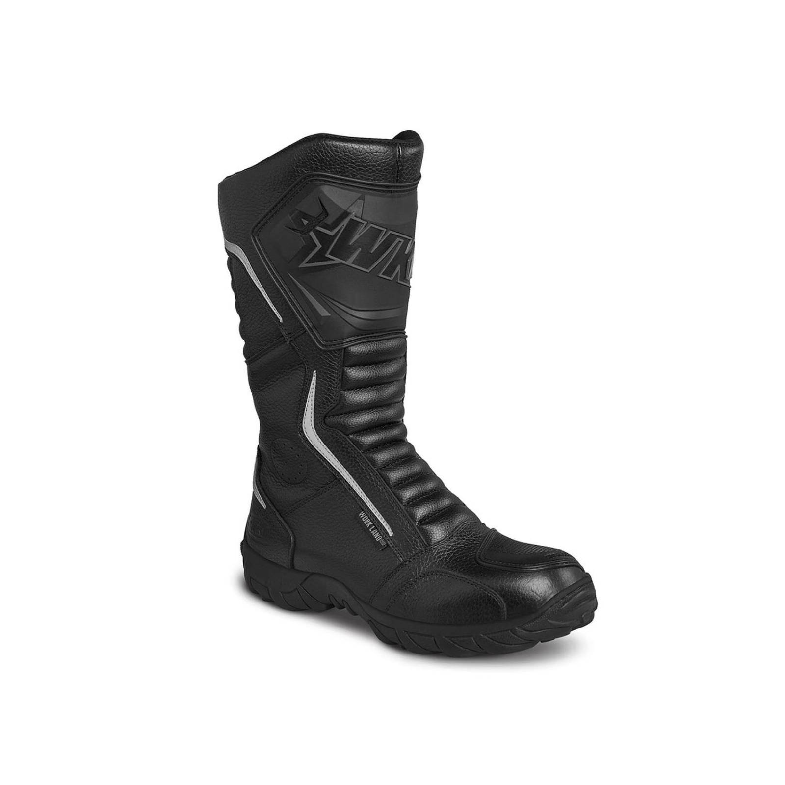 Botas Hombre Moto Biker Doble proposito Workland 76227 negro 