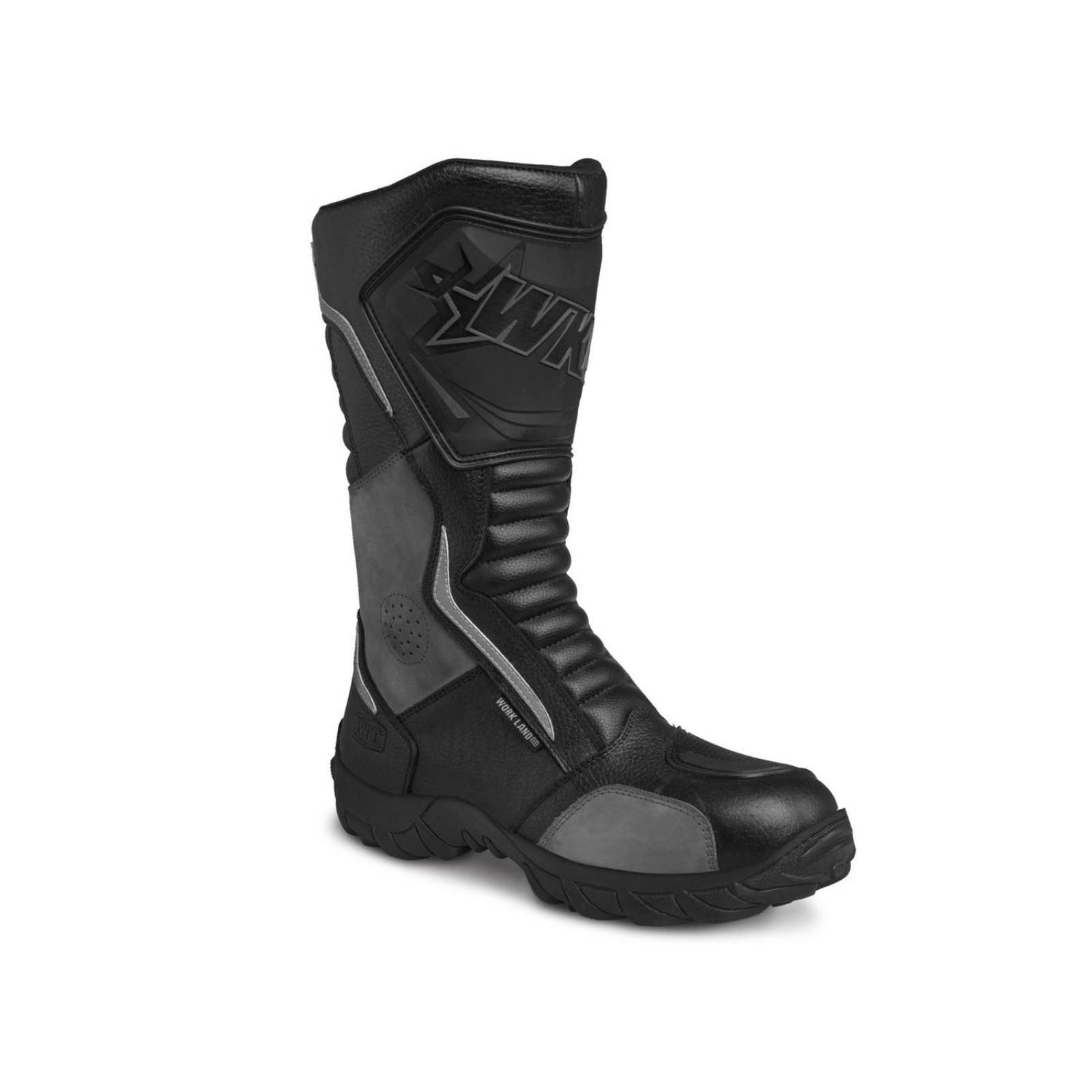 Botas Hombre Moto Biker Doble proposito Workland 76227 Gris