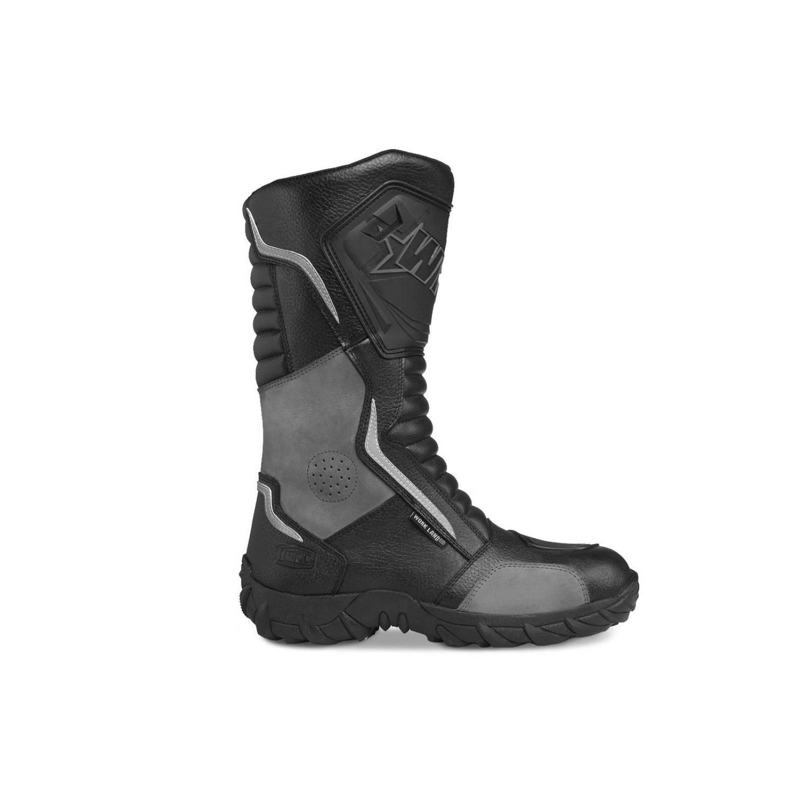 Botas Hombre Moto Biker Doble proposito Workland 76227 Gris