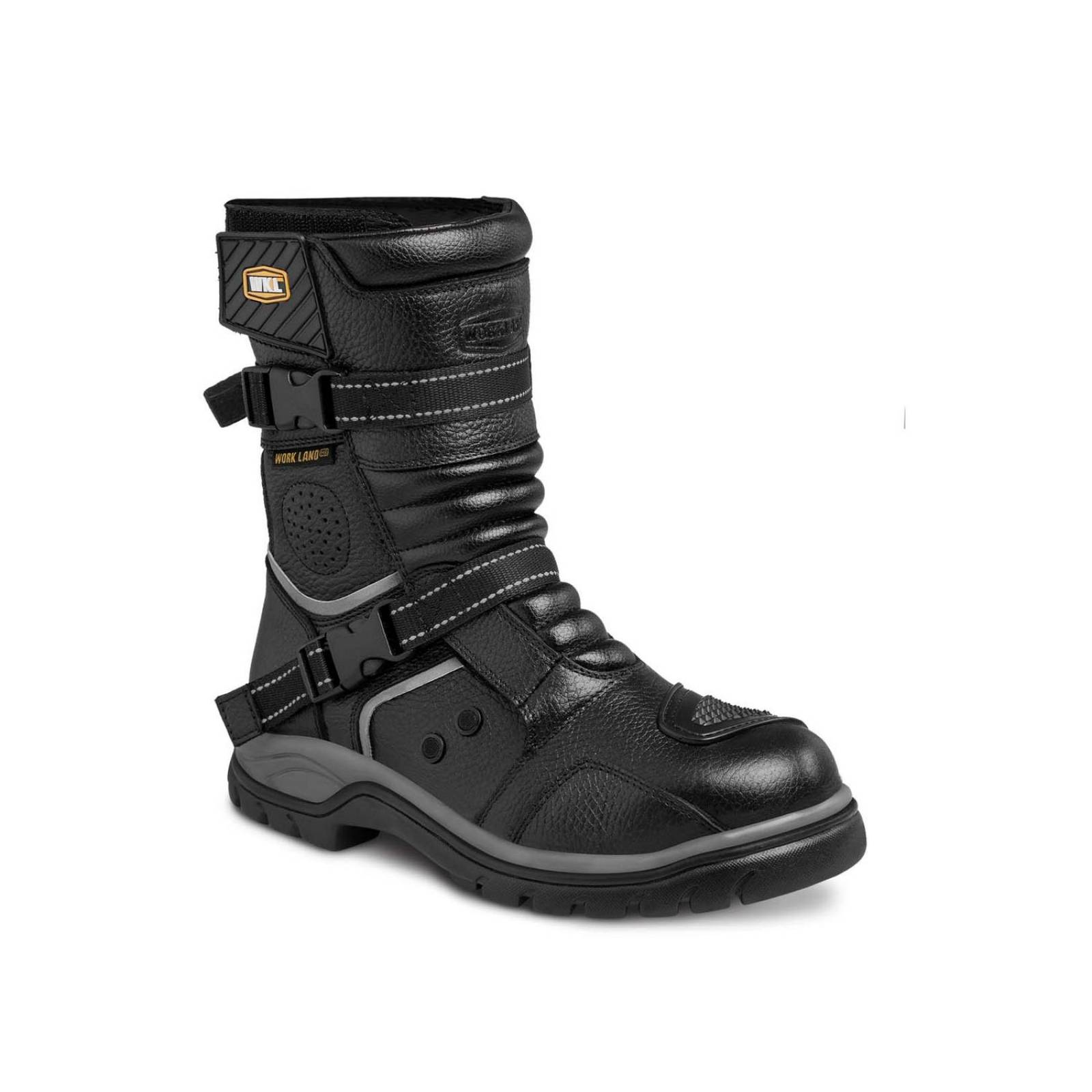 Botas Biker Moto Mujer Motociclista Workland 2.0 Negro