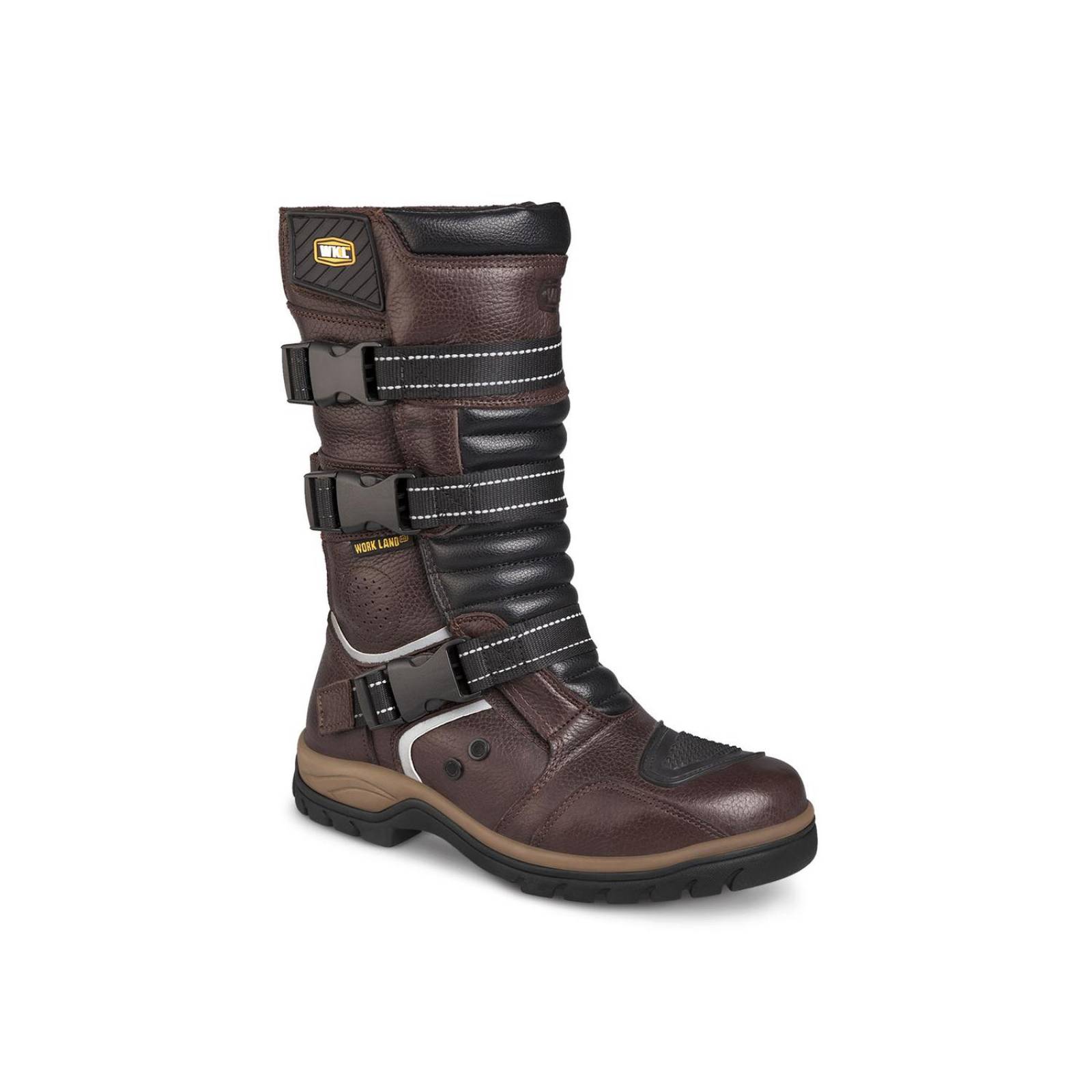 Botas Biker Mujer Motociclista Dama Workland 1.0 Chocolate 