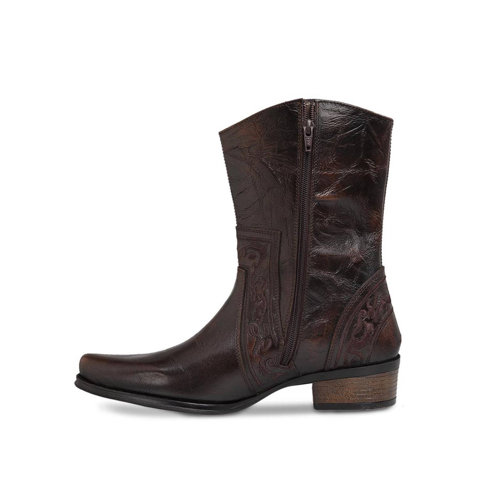 Bota Vaquera Hombre Larga Caballero Urban Cowboy 40708 Café 