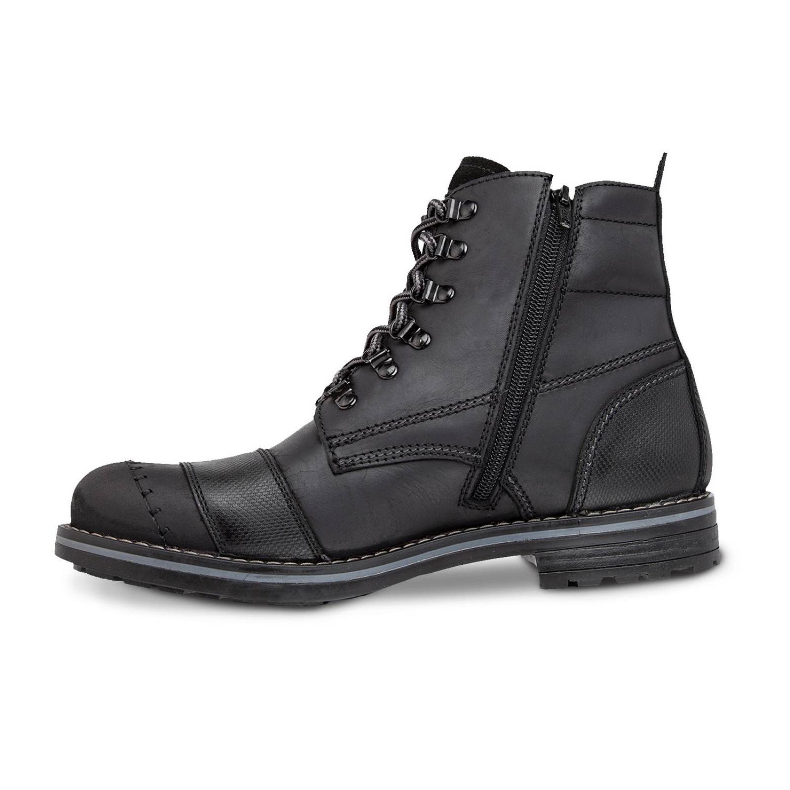 Botas Biker Motociclista Hombre Casual Workland 89728 Negro 