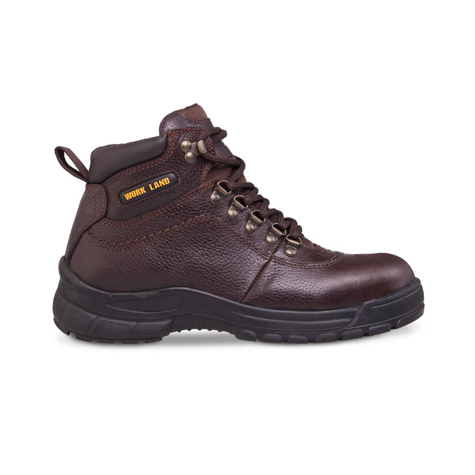 Bota trabajo hombre industrial seguridad WORKLAND 75603 Café 