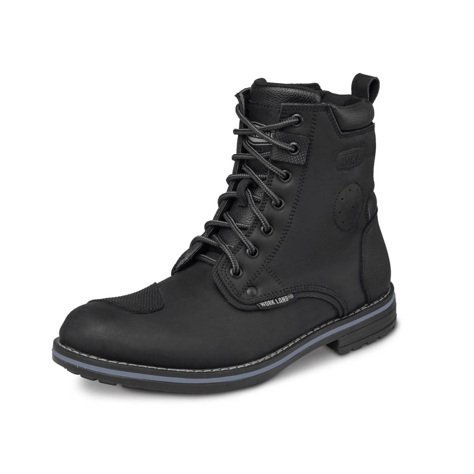 Bota hombre Moto Botin Trabajo biker WORKLAND 89738 Negro
