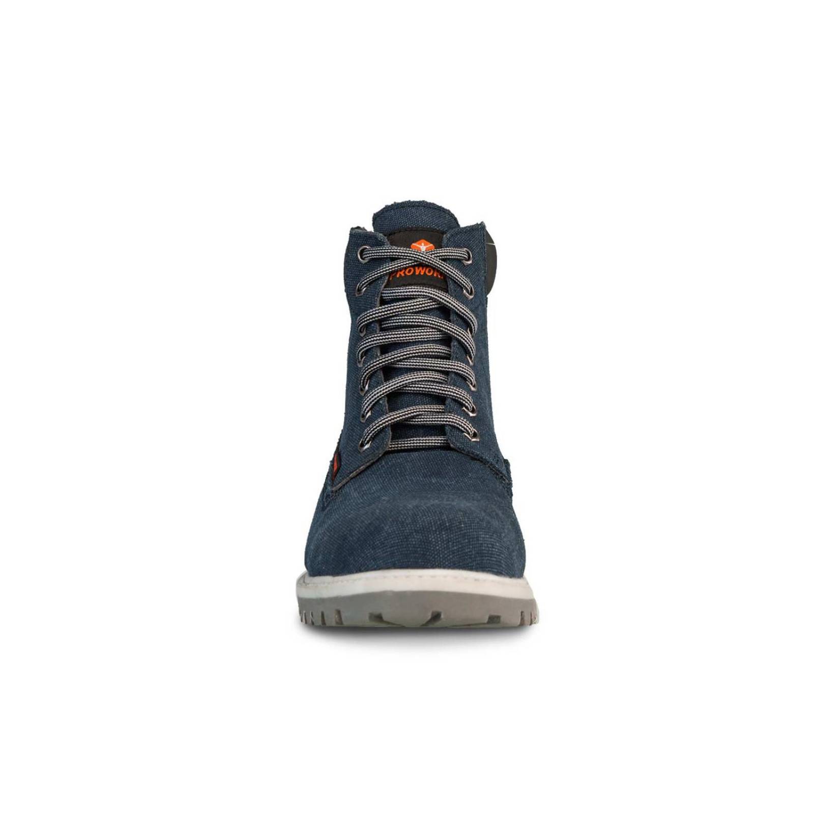 Bota hombre casual Vestir botin PRO WORK 77611 Lona Azul 