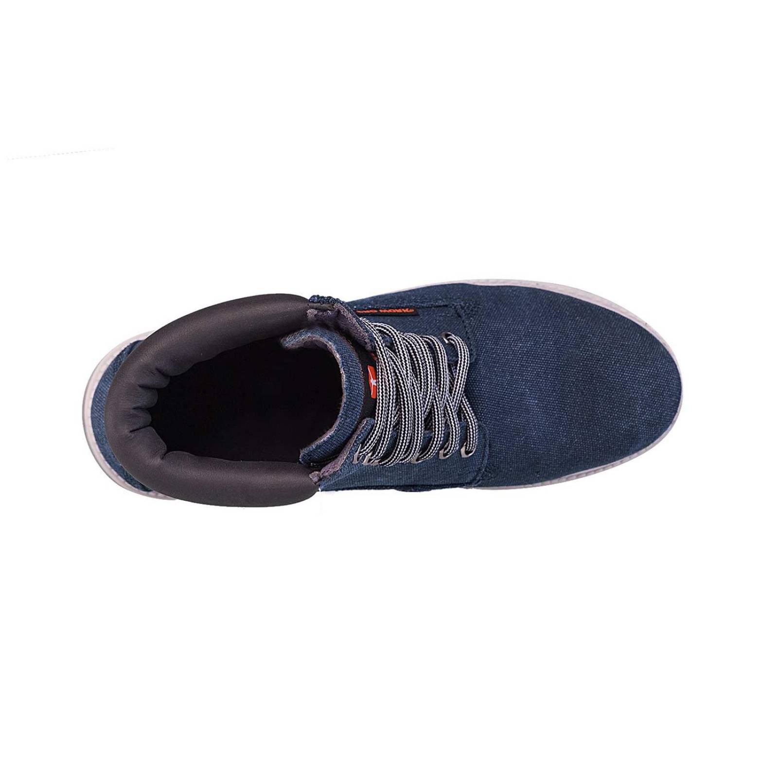 Bota hombre casual Vestir botin PRO WORK 77611 Lona Azul 