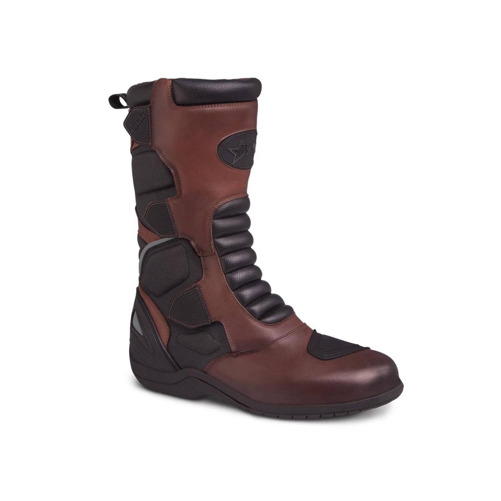 Botas motociclista hombre biker sport WORKLAND 80009 Café 