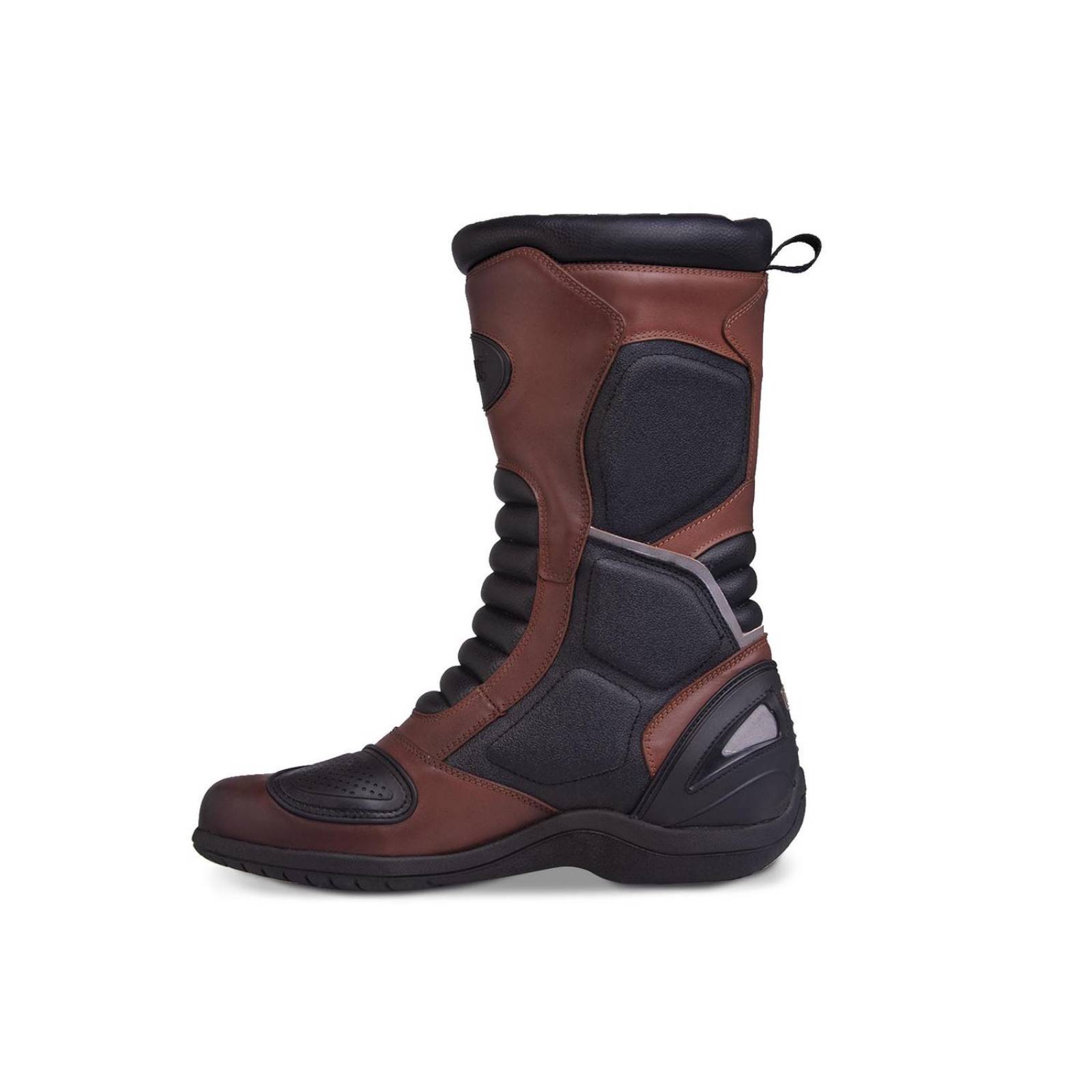 Botas motociclista hombre biker sport WORKLAND 80009 Café 