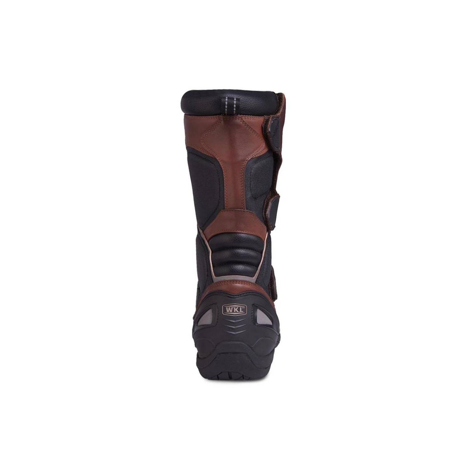Botas motociclista hombre biker sport WORKLAND 80009 Café 