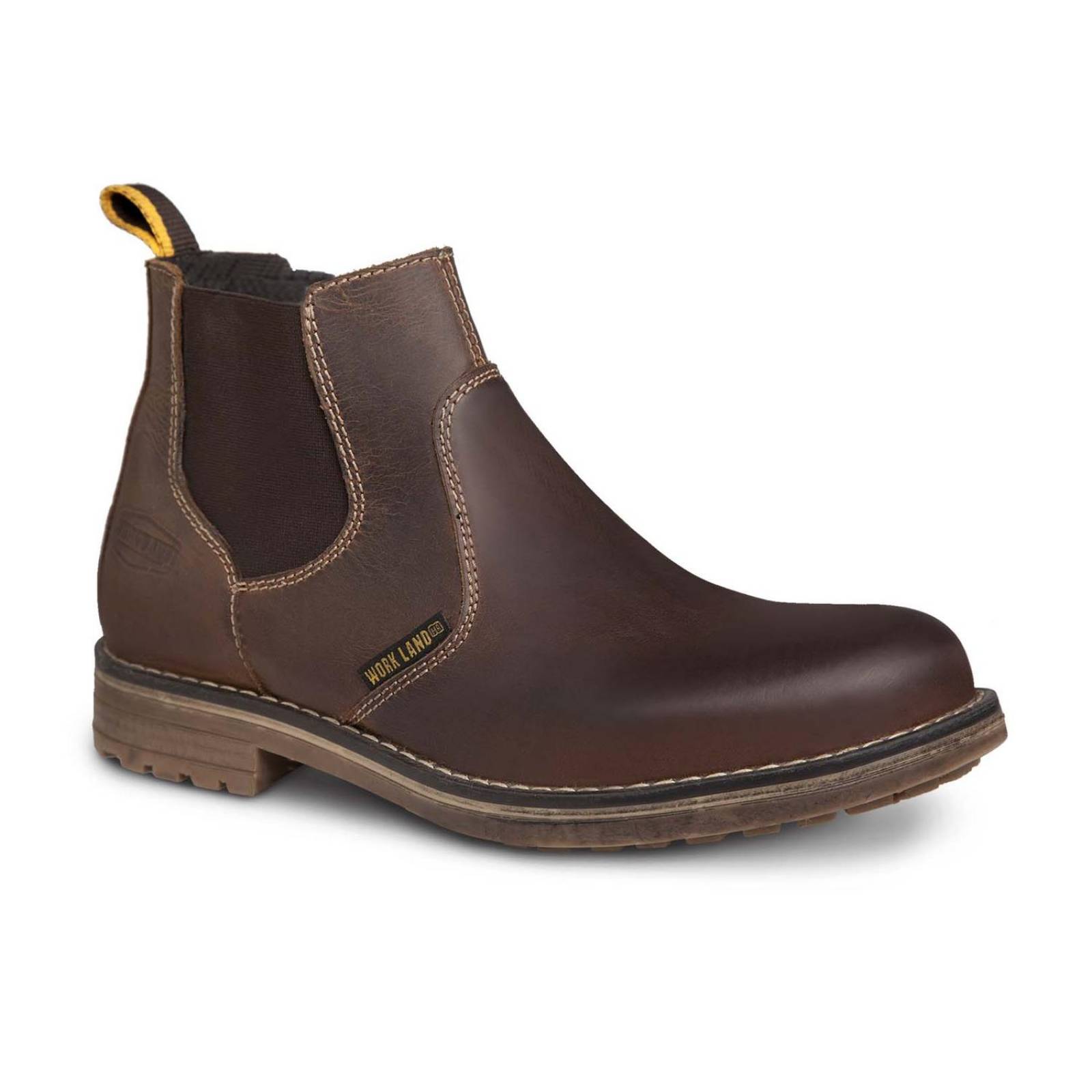 Bota hombre vaquera botin caballero WORKLAND 89731 Café 