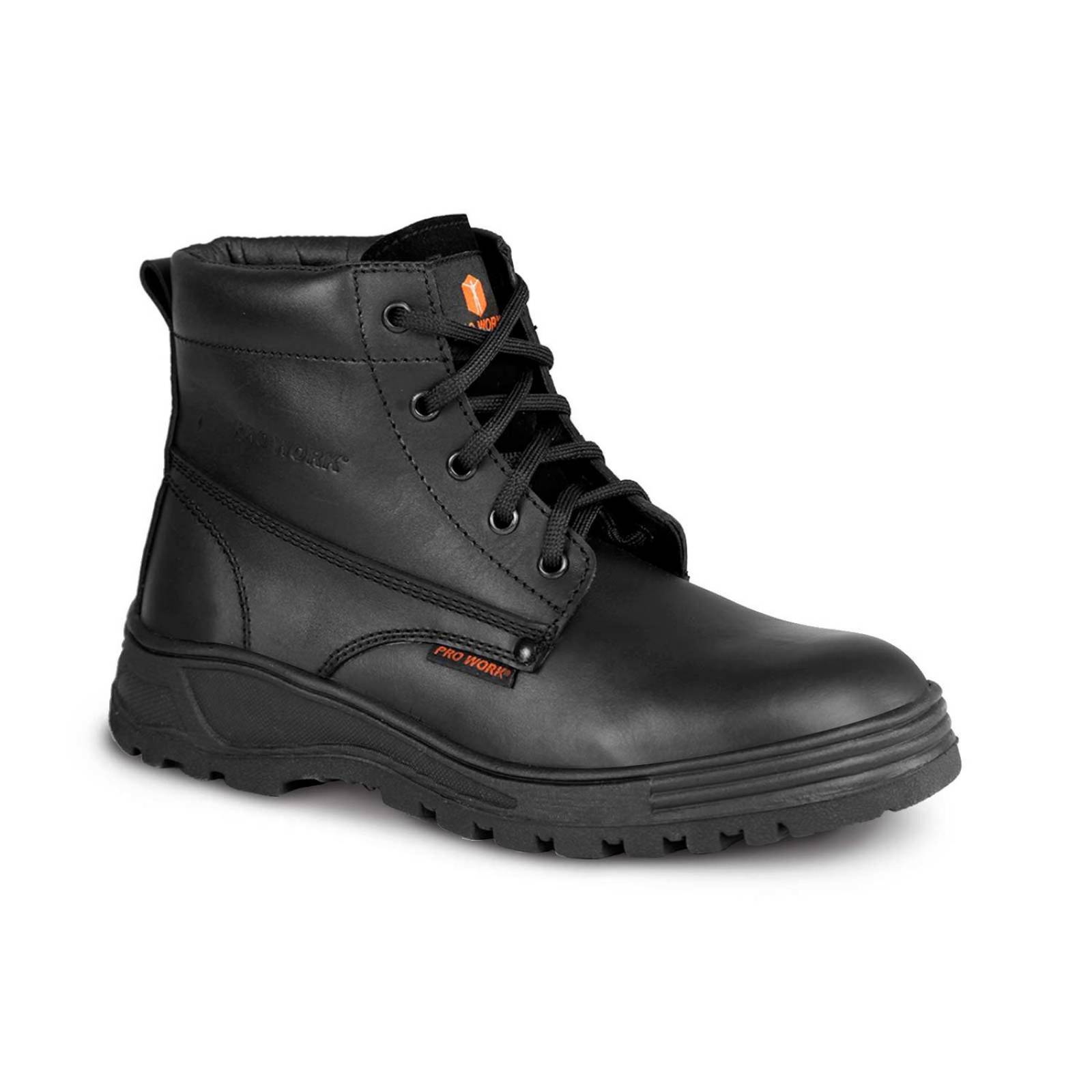 Bota hombre industrial trabajo tactico PRO WORK 7401 Negro 