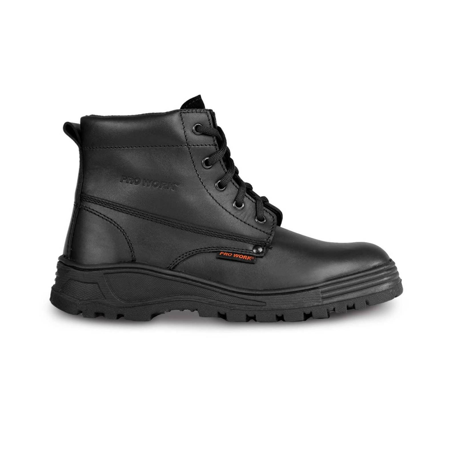 Bota hombre industrial trabajo tactico PRO WORK 7401 Negro 