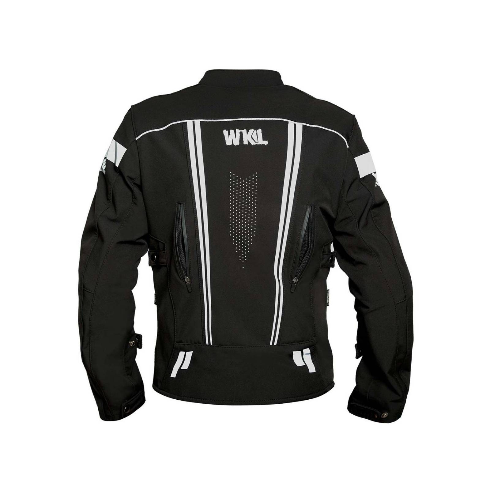Chamarra moto hombre impermeable biker protecciones WKL NGO