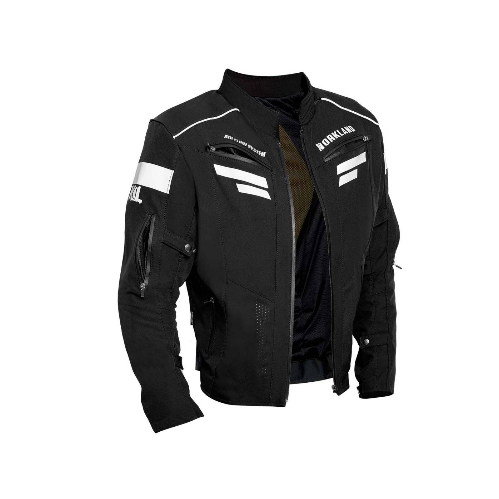 Chamarra moto hombre impermeable biker protecciones WKL NGO