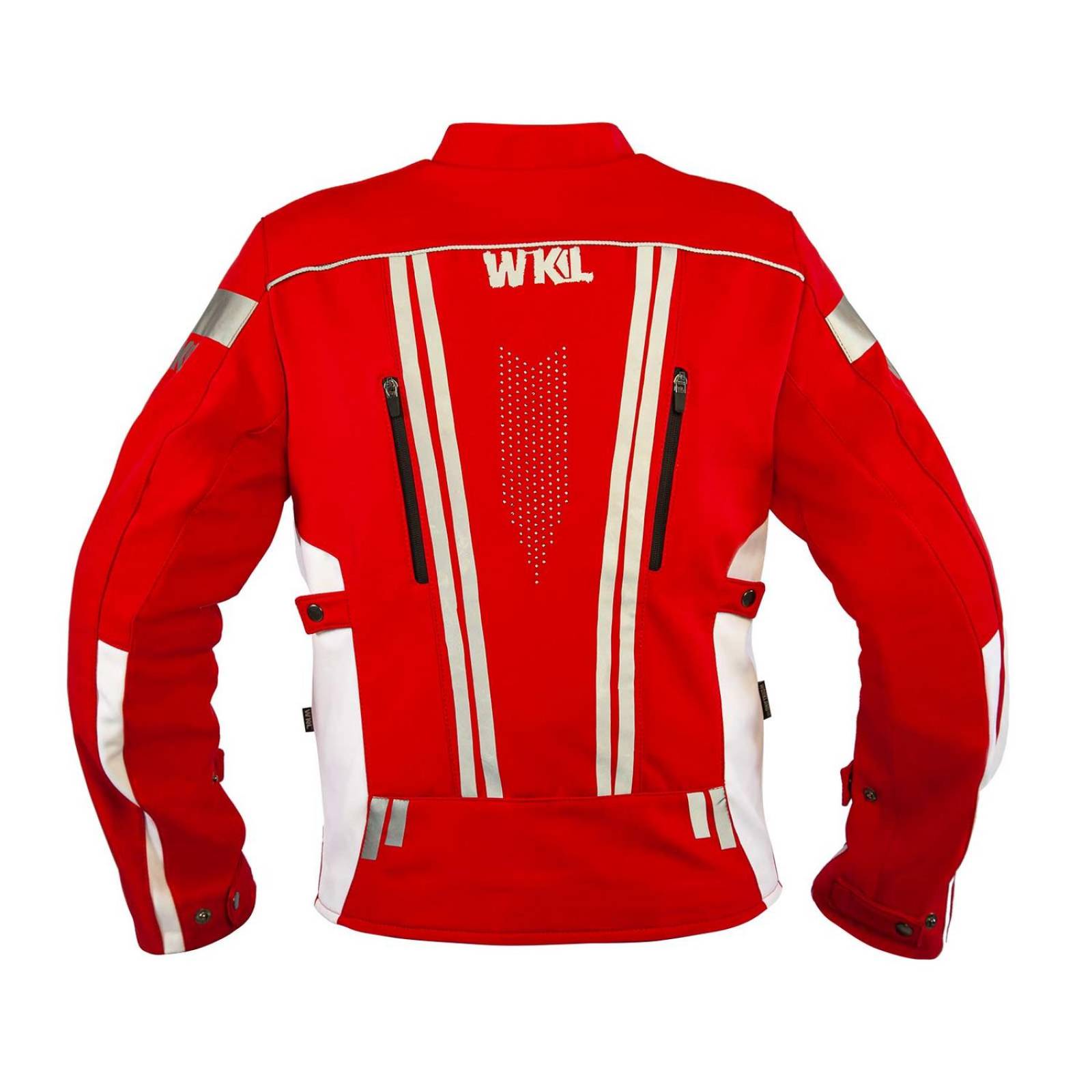 Chamarra motociclista hombre WORKLAND protectores reflejante 