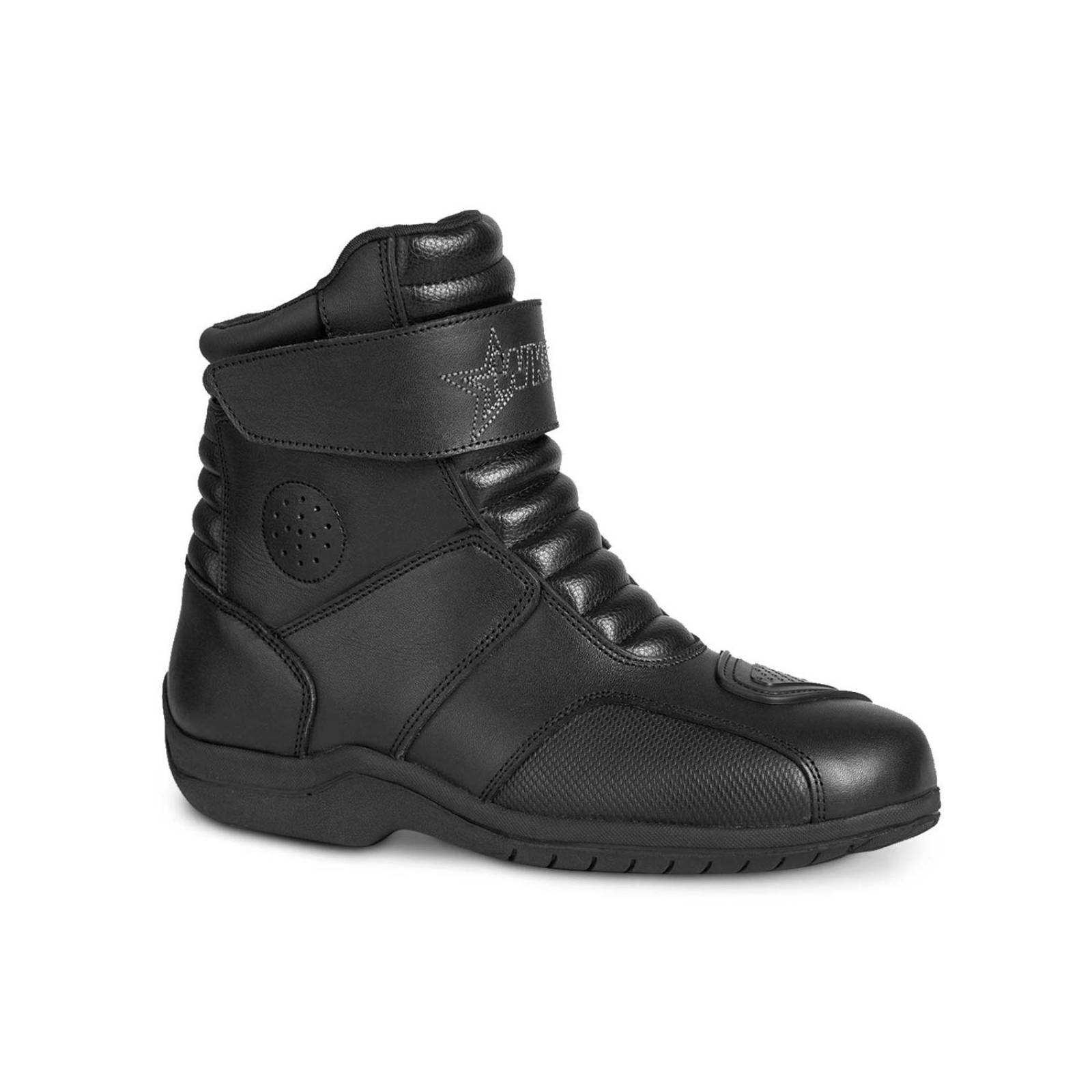 Bota motociclista hombre biker botin sport WKL 80008 Negro 