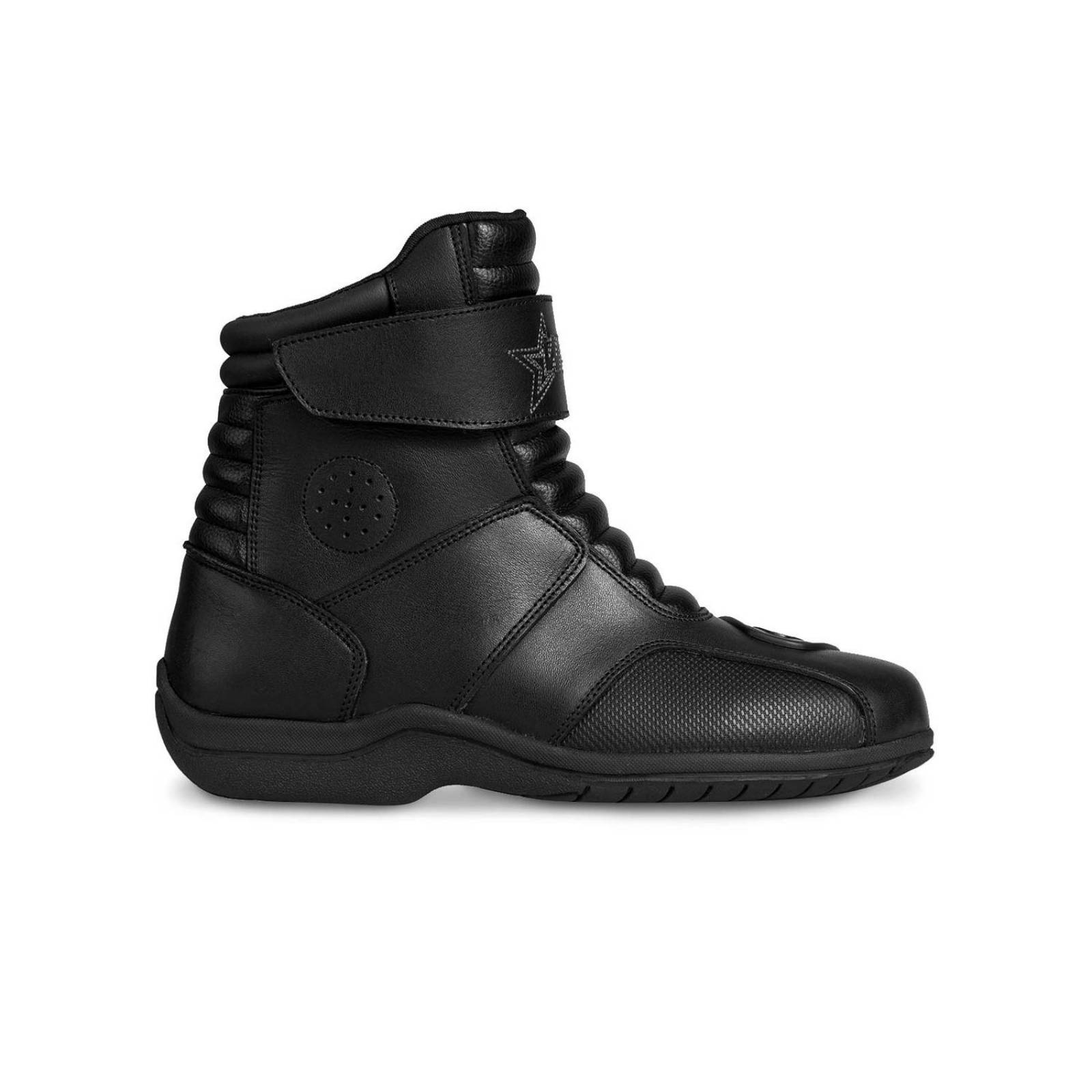 Bota motociclista hombre biker botin sport WKL 80008 Negro 