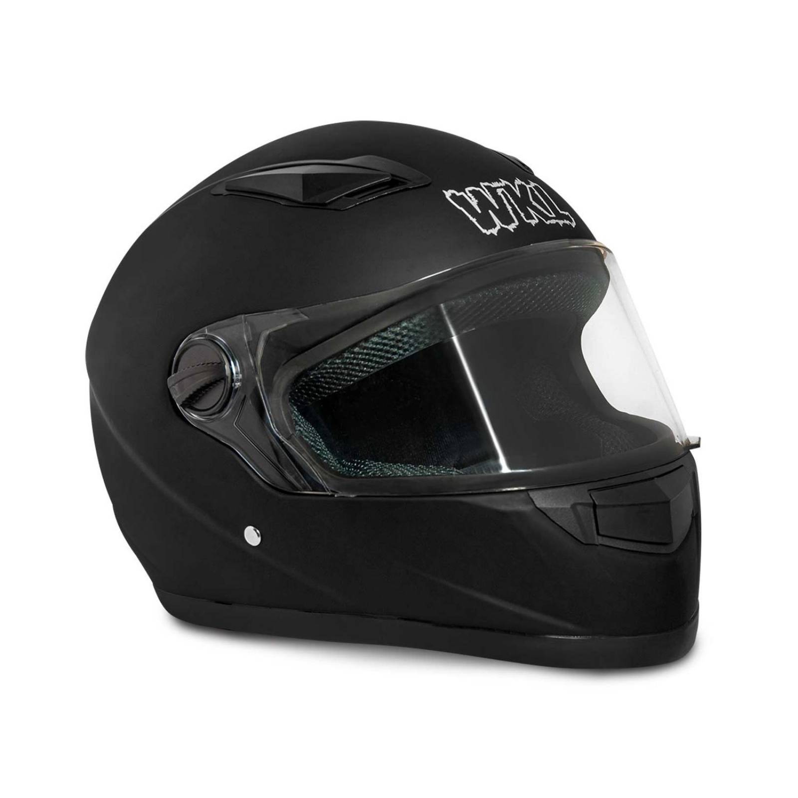 Casco motocicleta certificado DOT moto WKL CH-806 Negro XXL