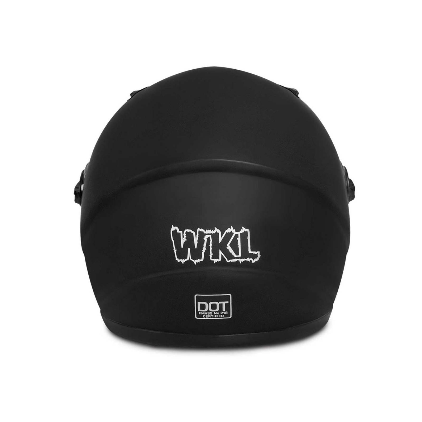 Casco motocicleta certificado DOT moto WKL CH-806 Negro XXL