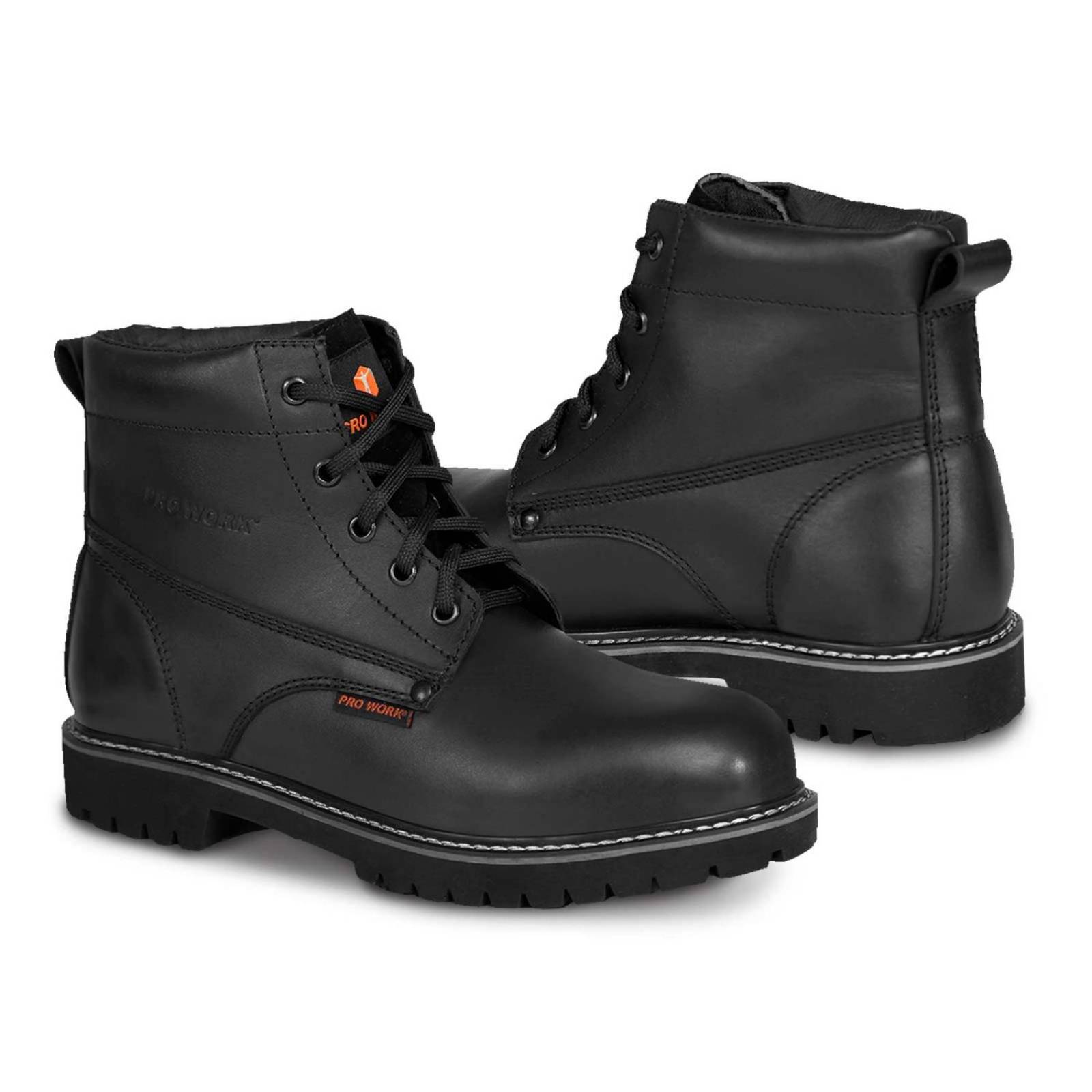 Bota hombre industrial botin trabajo PRO WORK 7040 Negro 