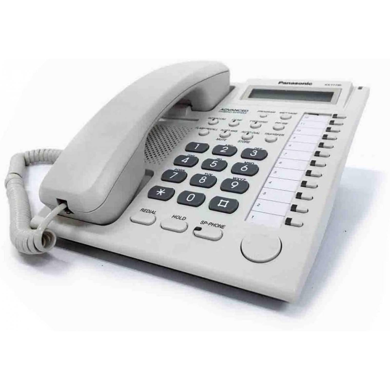 TELEFONO PANASONIC KX T7730 HIBRIDO CON PANTALLA DE 1 LINEA 12 TECLAS