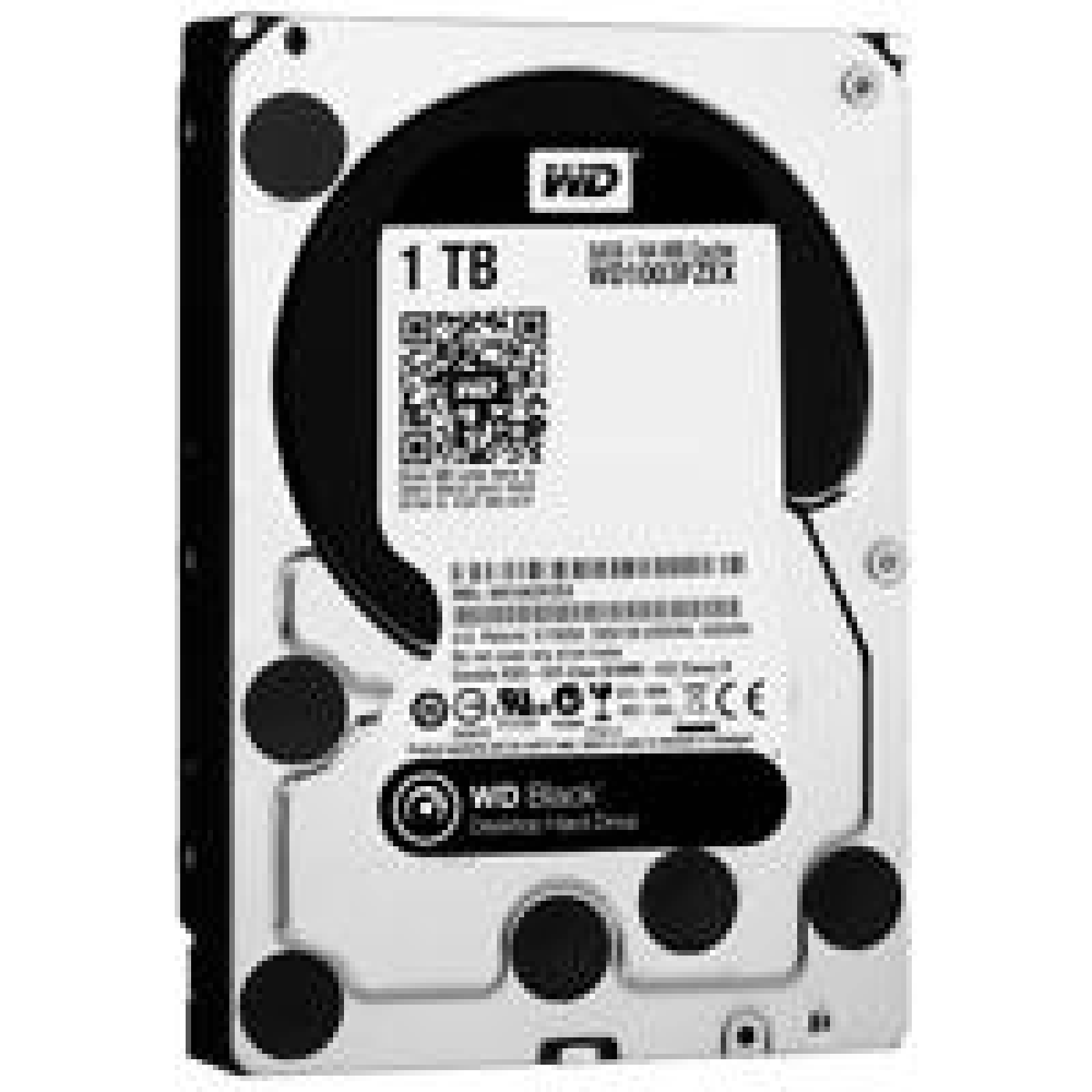 DD INTERNO WD BLACK 3 5 1TB SATA3 6GB S 64MB 7200RPM P PC GAMER ALTO RENDIMIENTO