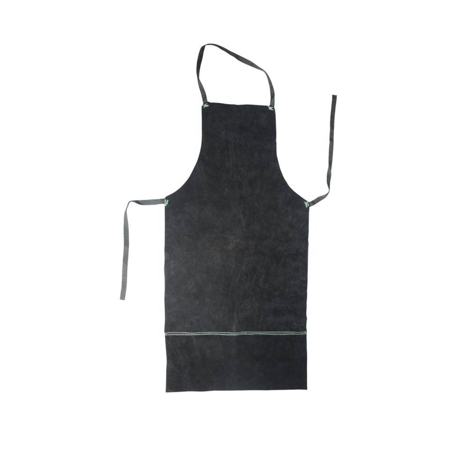 Mandil de carnaza color negro. 