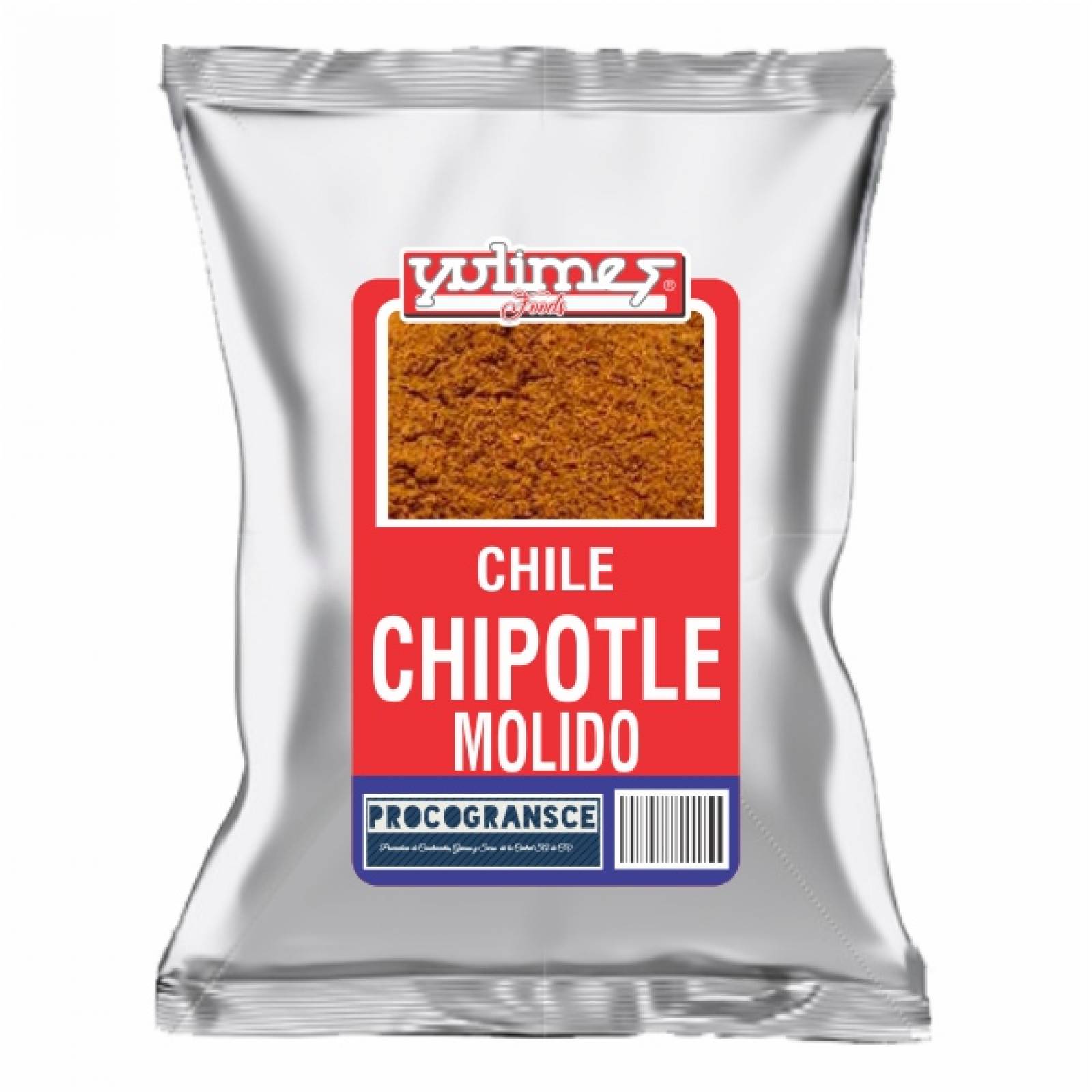 Chile Chipotle Natural Molido 1Kg.