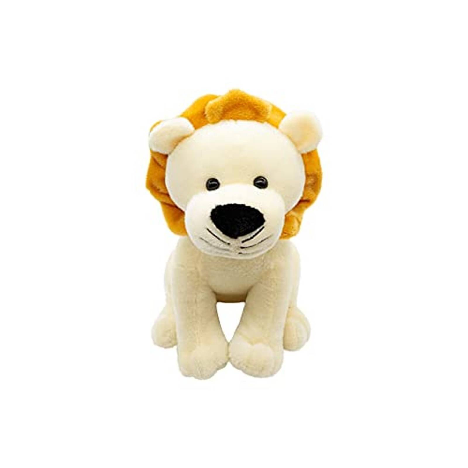 Peluche De León Tierno Beige Grande Tela Ultra Suave Hipoalergénico