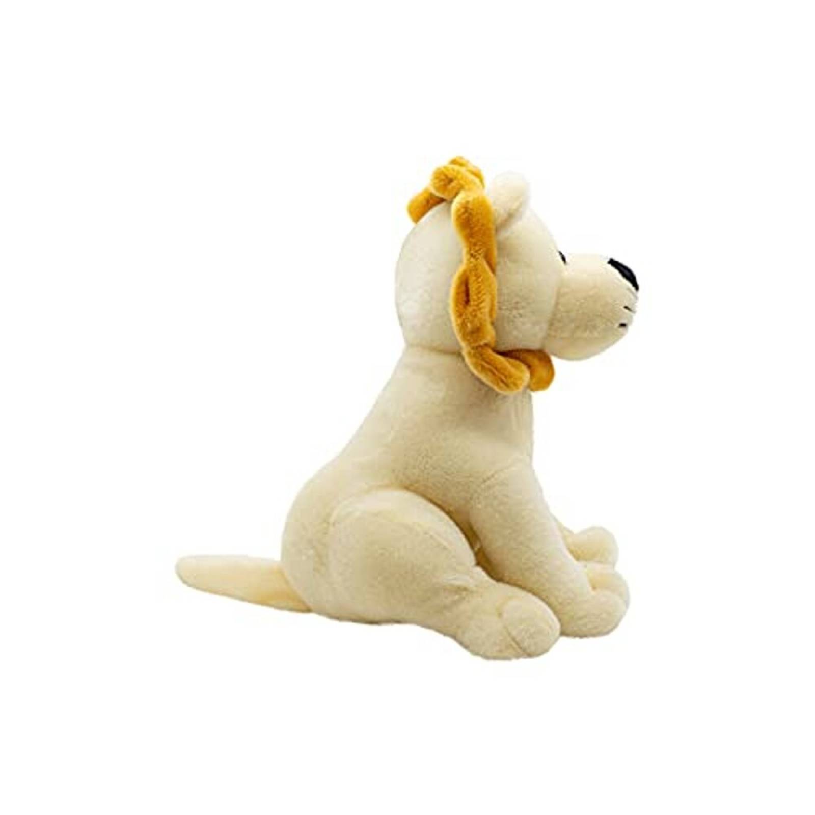 Peluche De León Tierno Beige Grande Tela Ultra Suave Hipoalergénico