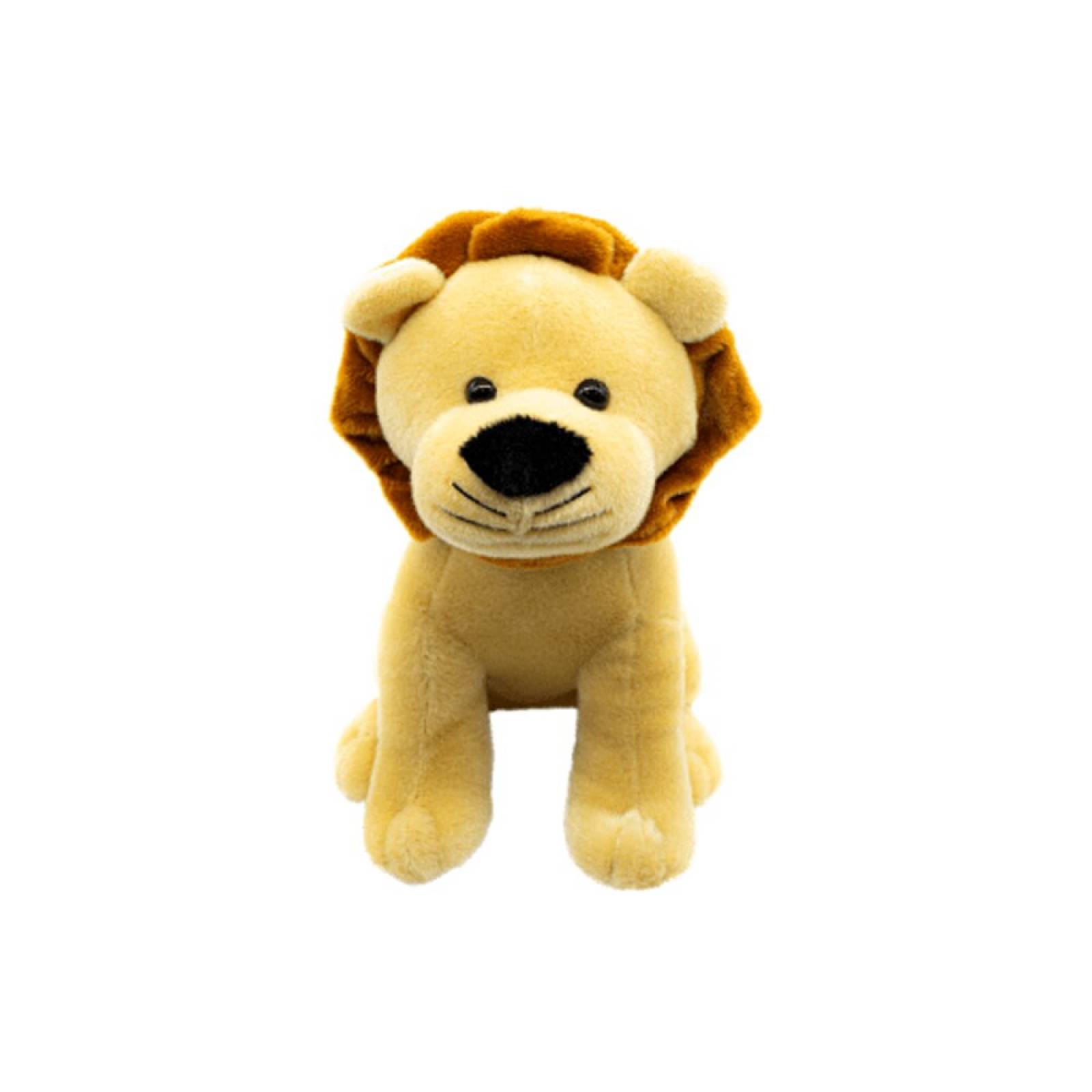 Peluche De León Tierno Café Grande Tela Ultra Suave Hipoalergénico