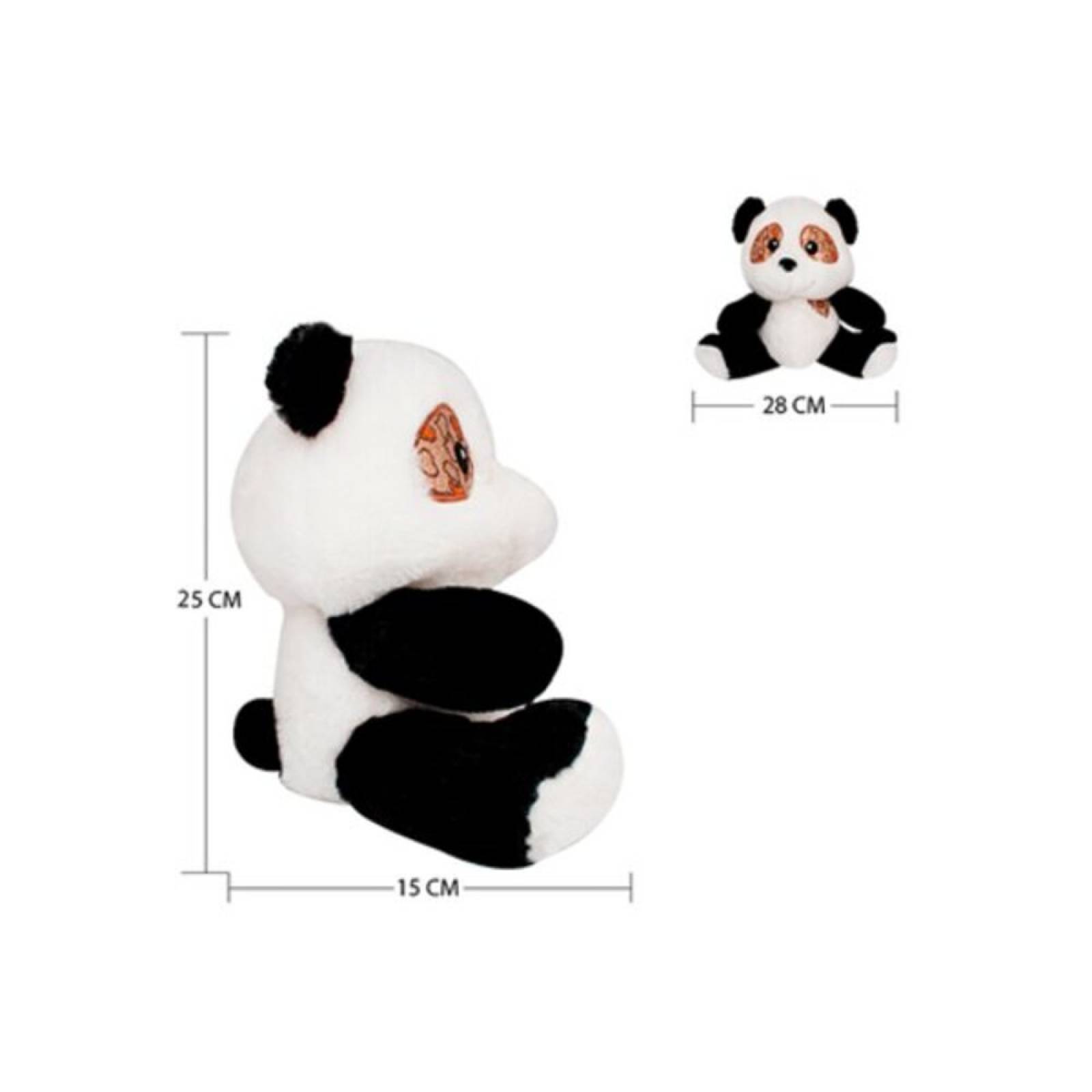 Osito Panda Rosa de Peluche Mediano