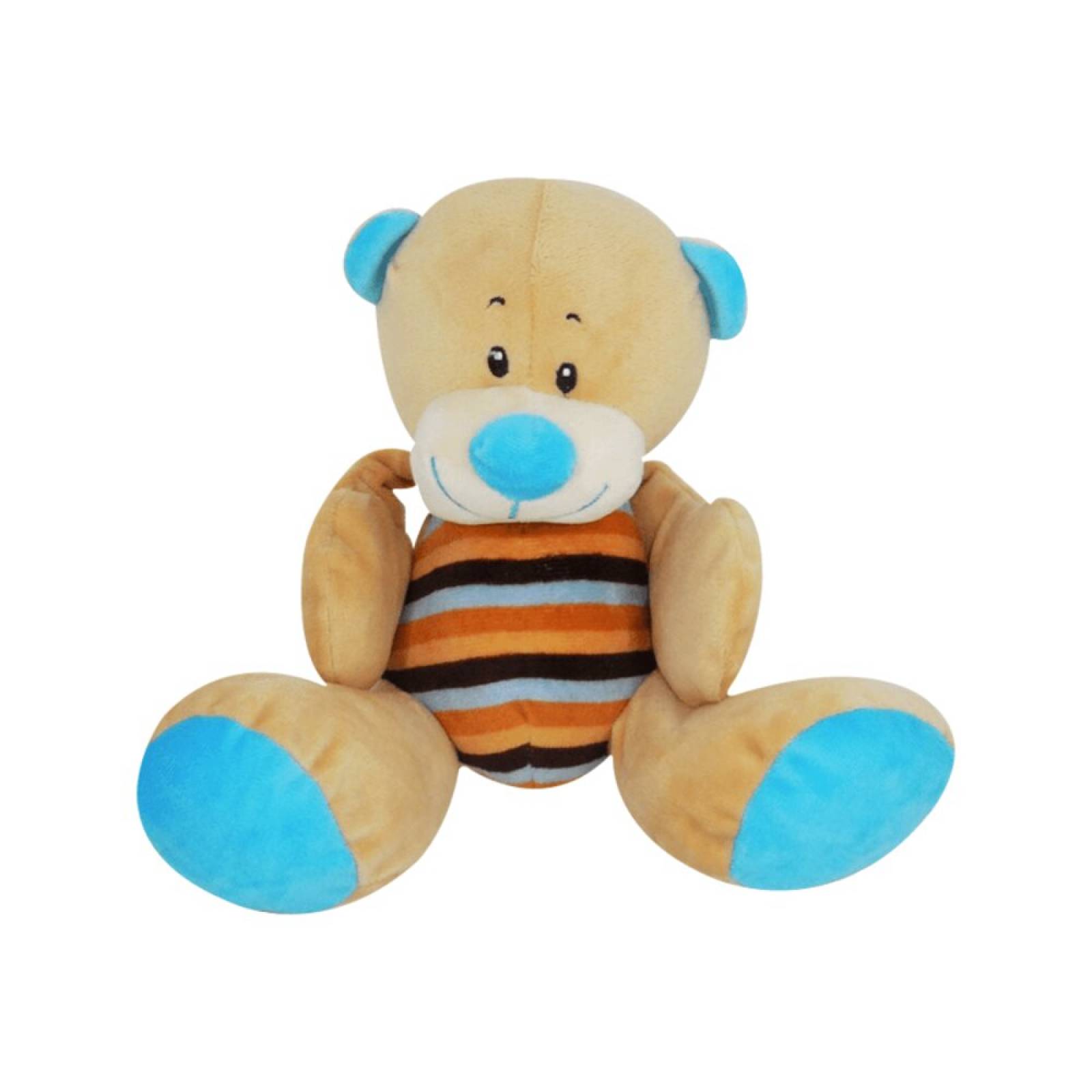 Alcancía de Oso Rayitas de Peluche