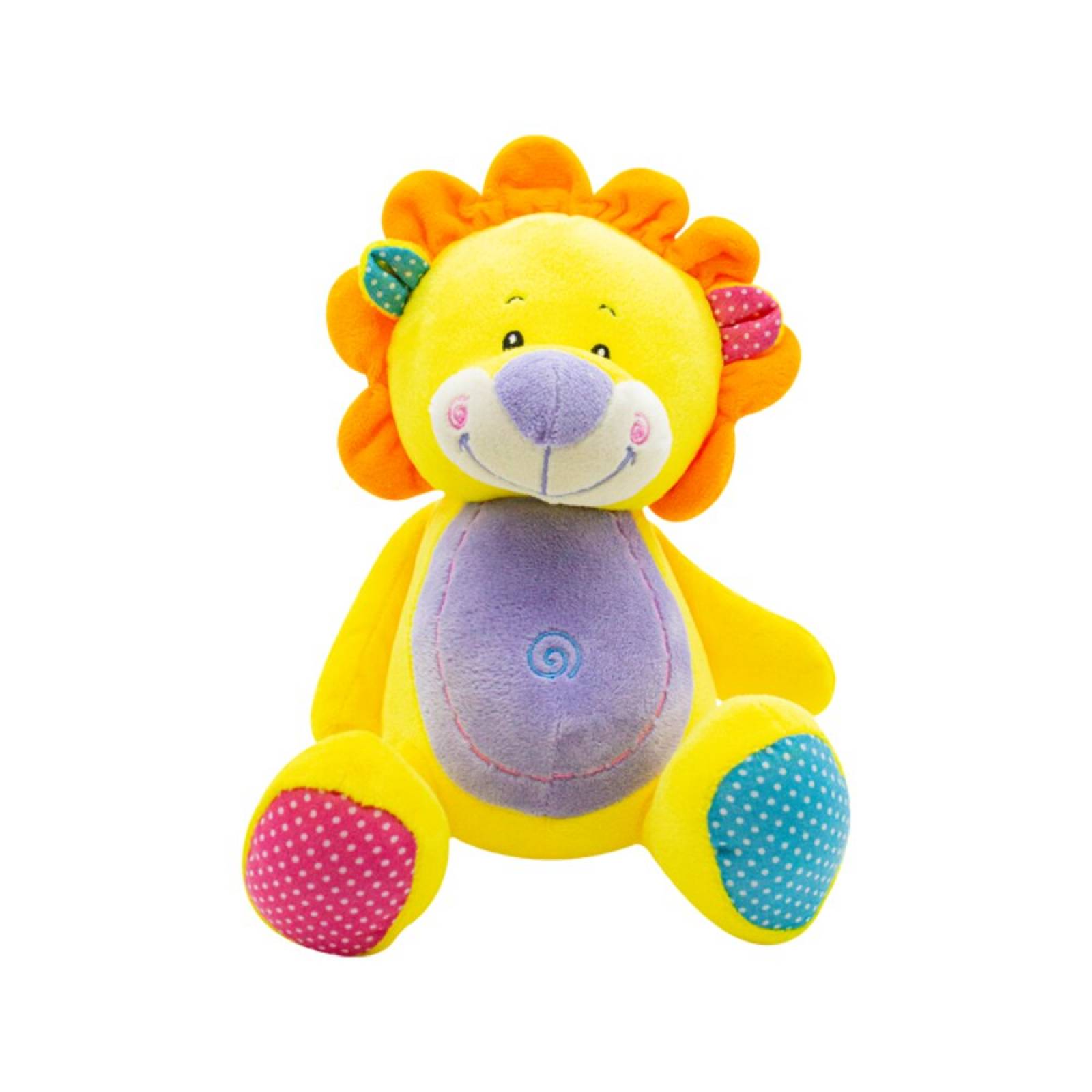 Alcancía de Peluche de León de Colores