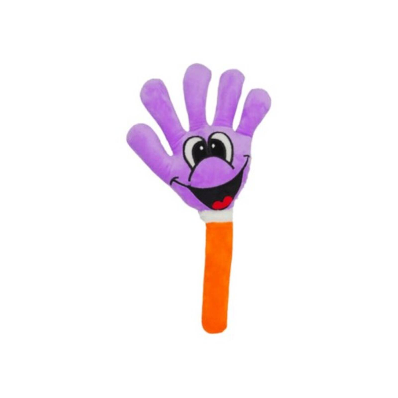 Manita de Peluche con Sonido de Color Morado