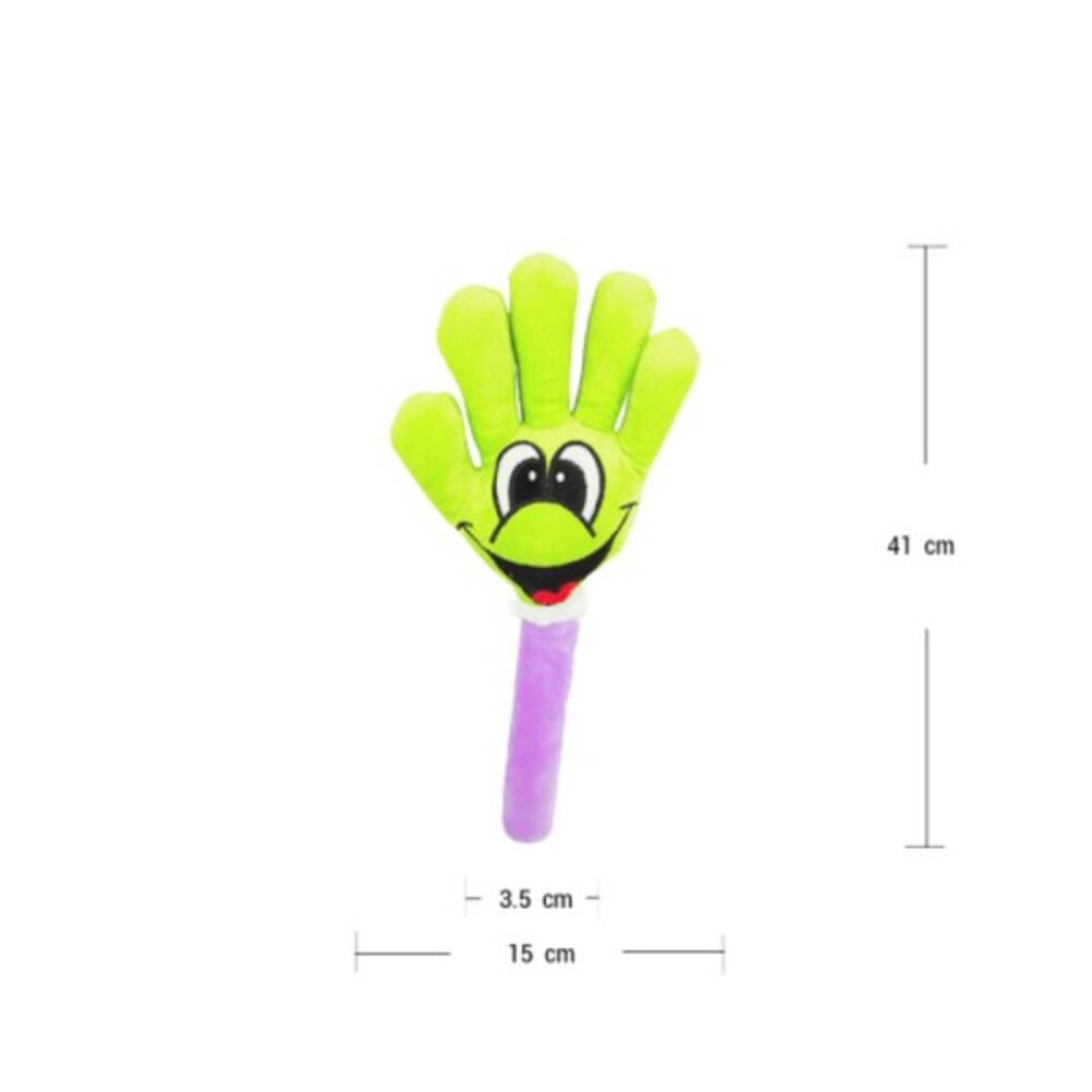 Manita de Peluche con Sonido de Color Morado