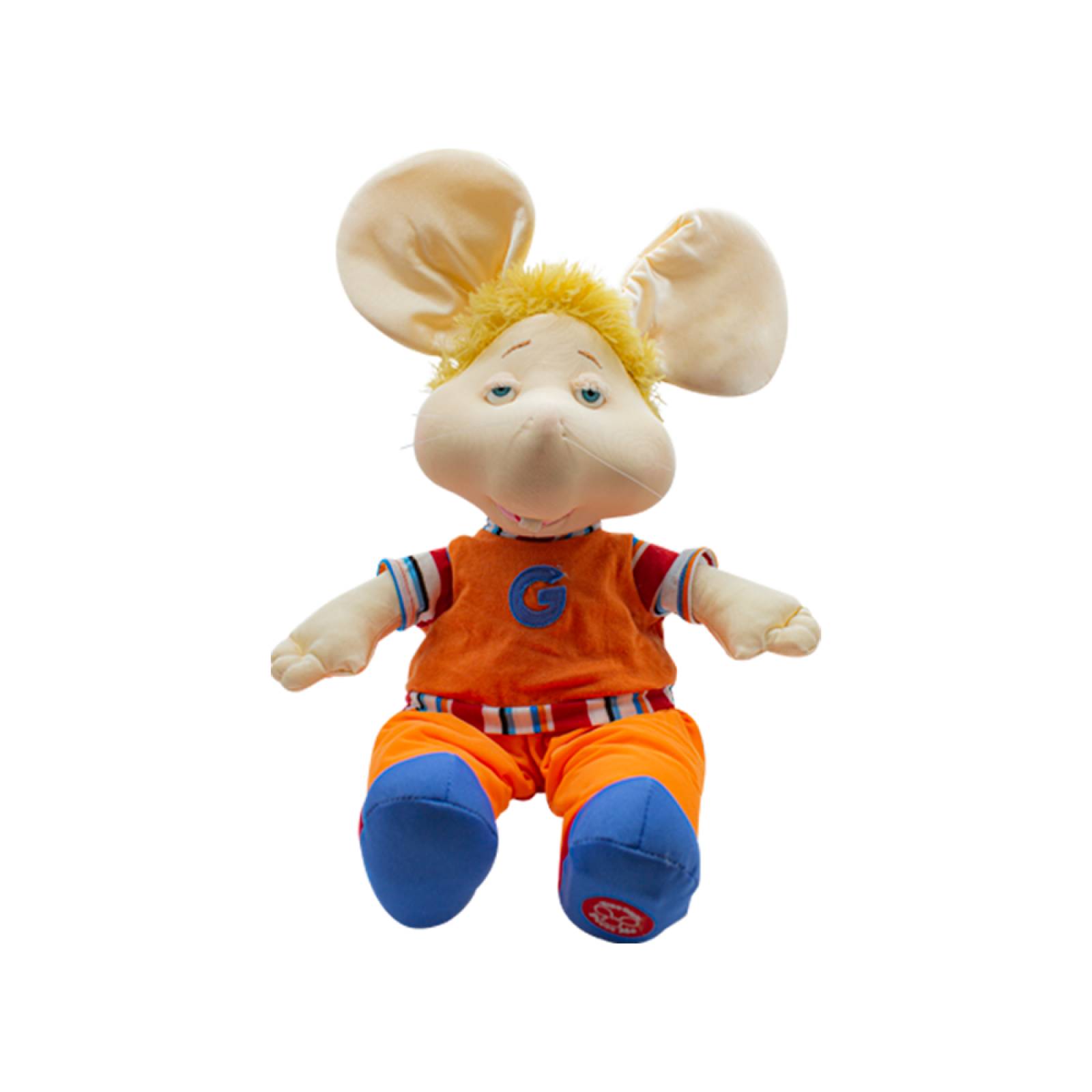 Peluche Topogigio Musical Canción Los Abuelitos Conjunto Naranja