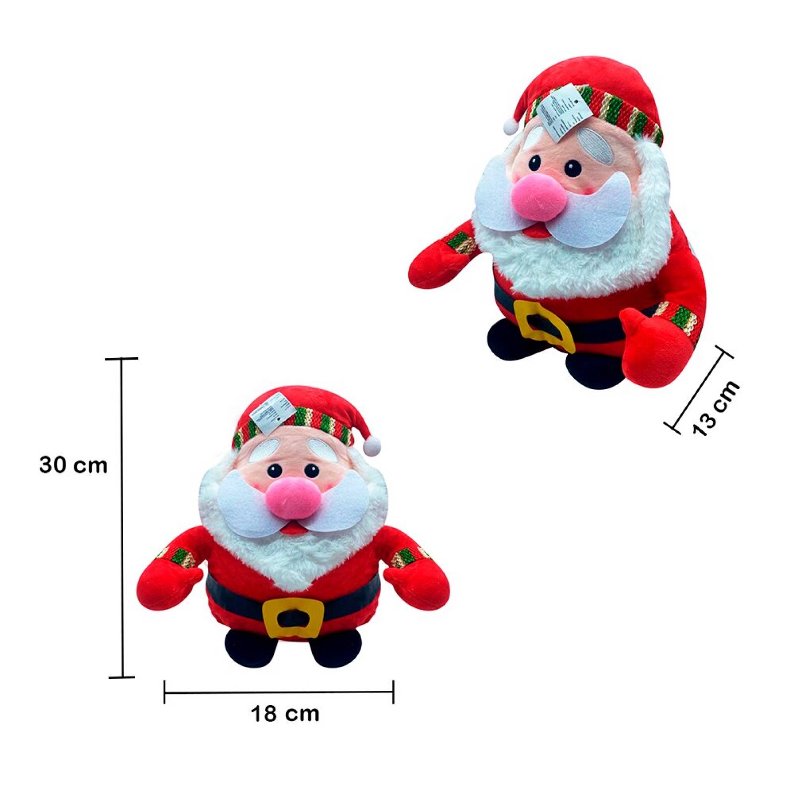 Peluche De Santa Claus Navideño Juguete Papá Noel Navidad