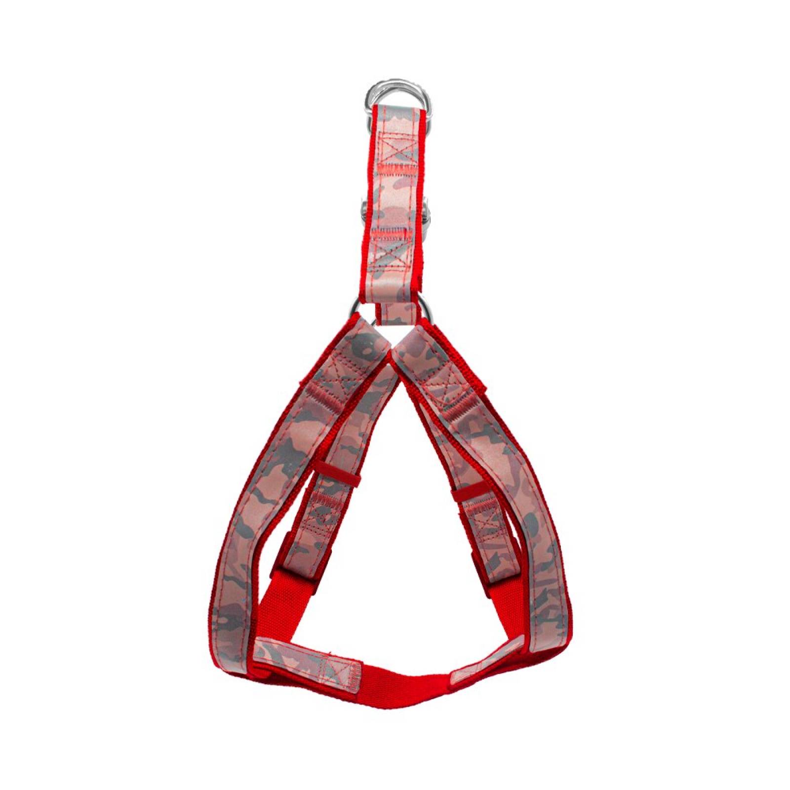 Arnés De Seguridad Pechera Rojo Ajustable Para Perros Grande Mascotas