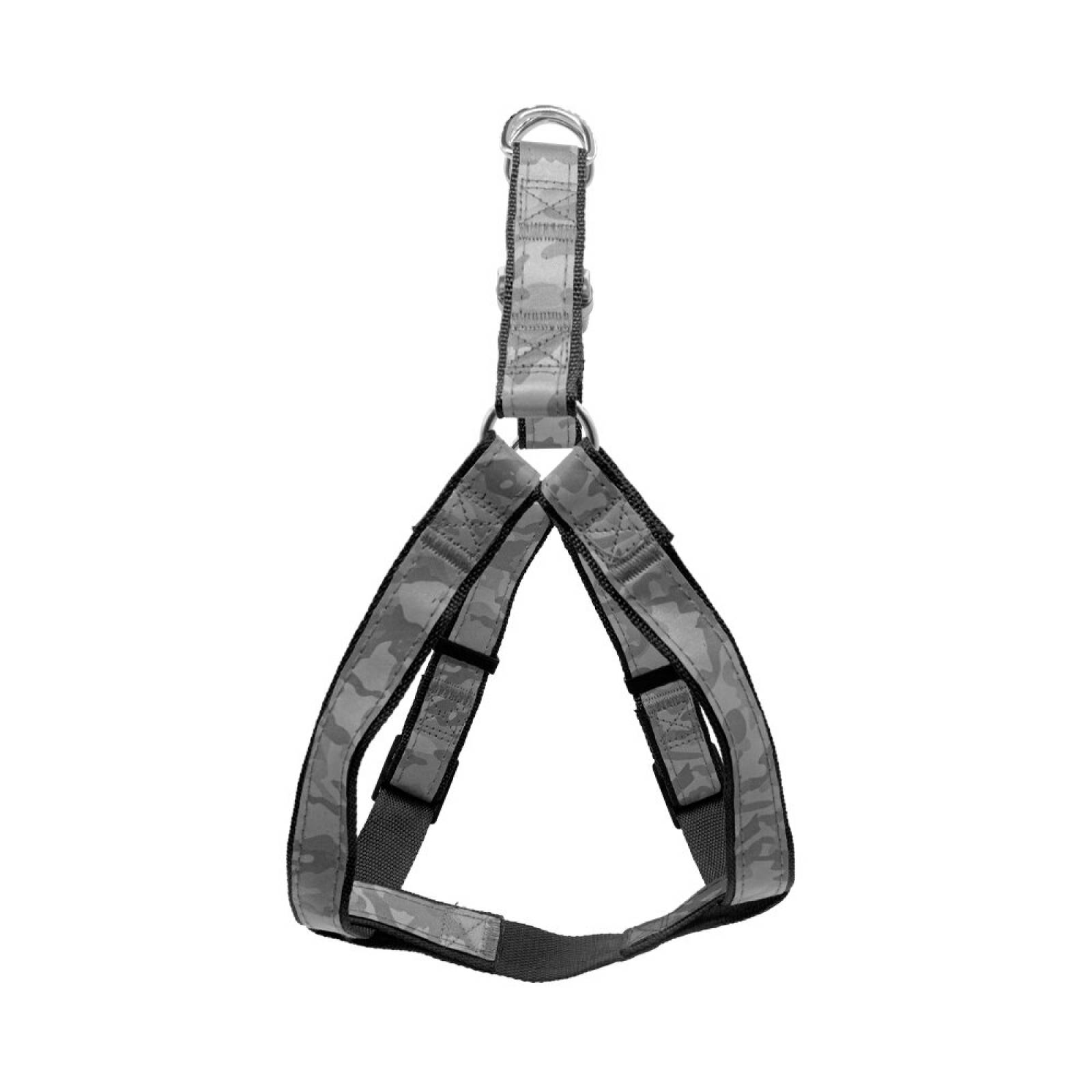 Arnés De Seguridad Pechera Negro Ajustable Para Perros Grande Mascotas