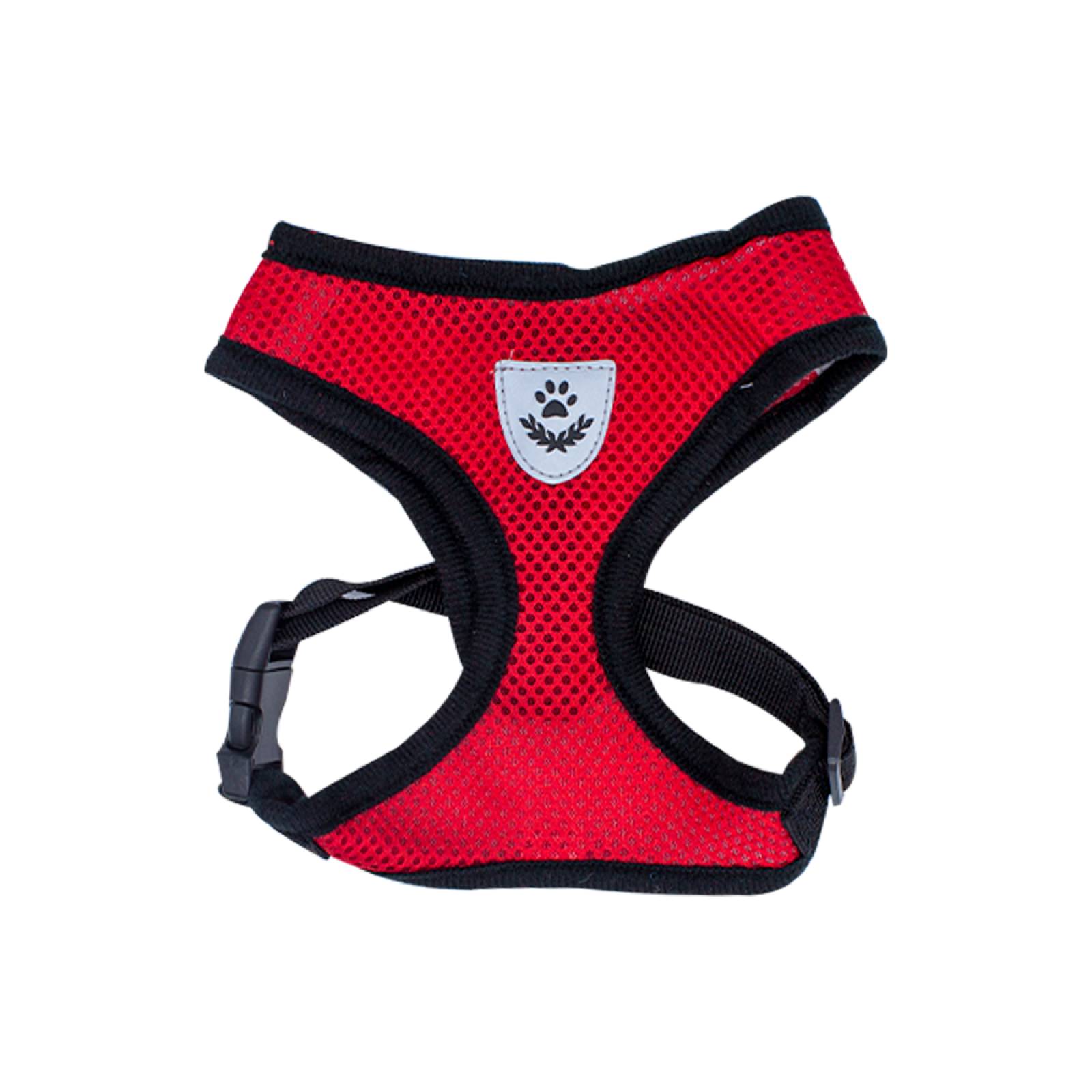 Arnes De Seguridad Tipo Pechera Negro Ajustable Para Perros Grande