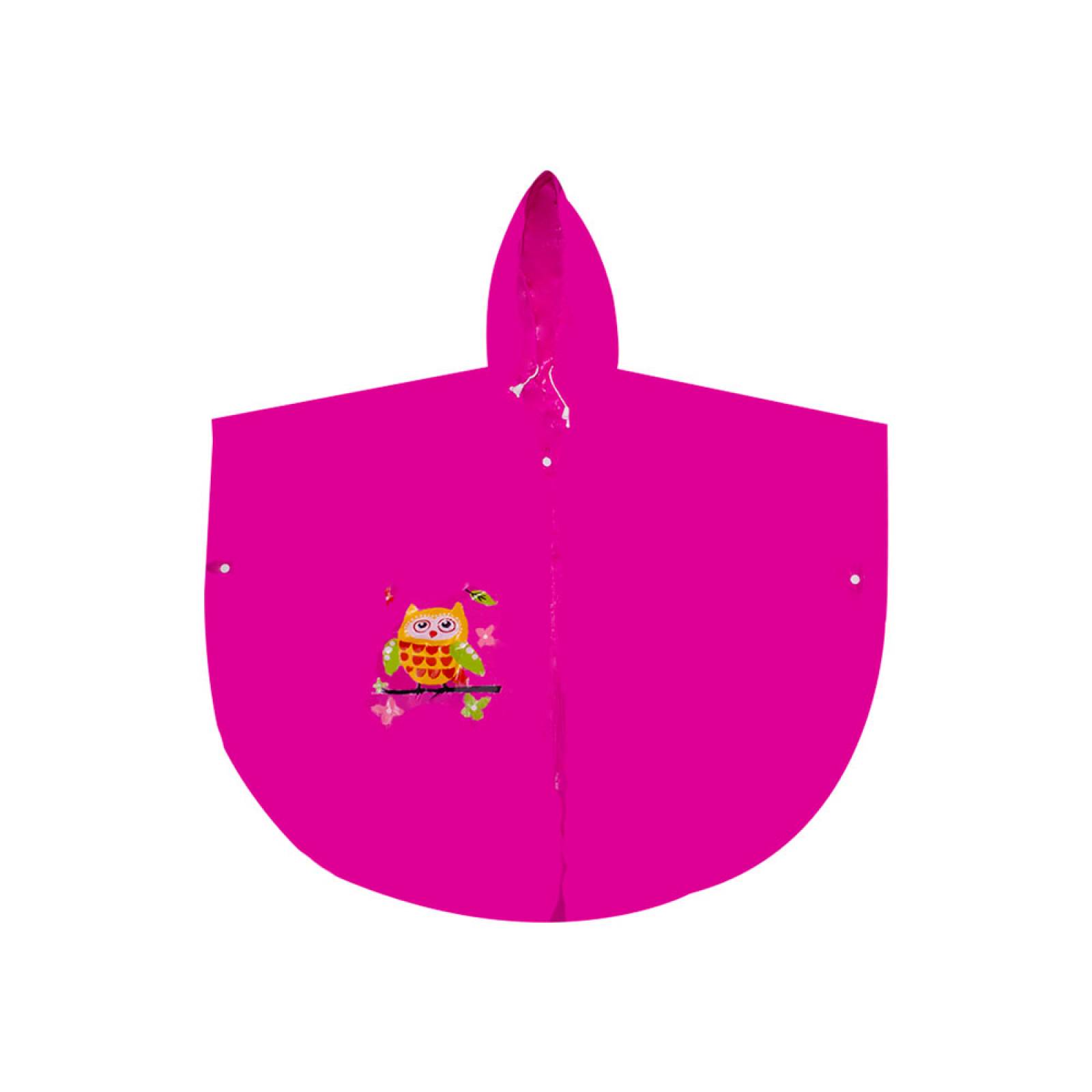 Paquete de 12 Piezas Poncho Con Capucha Impermeable para Niños de Colores de PVC Infantil Con Figuras Infantiles